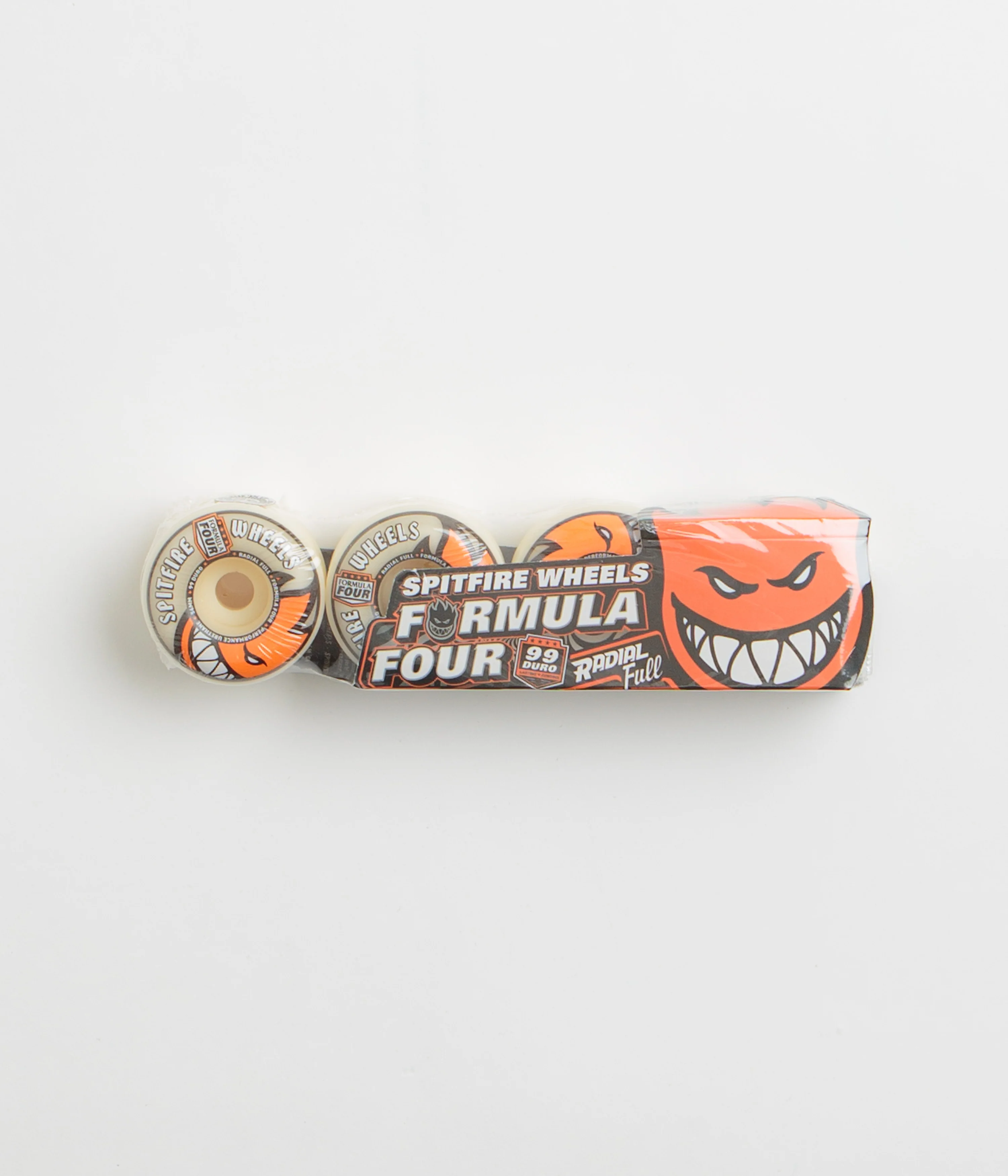 Spitfire Formula Four Radial Full 99DU Wheels - Natural - 56mm