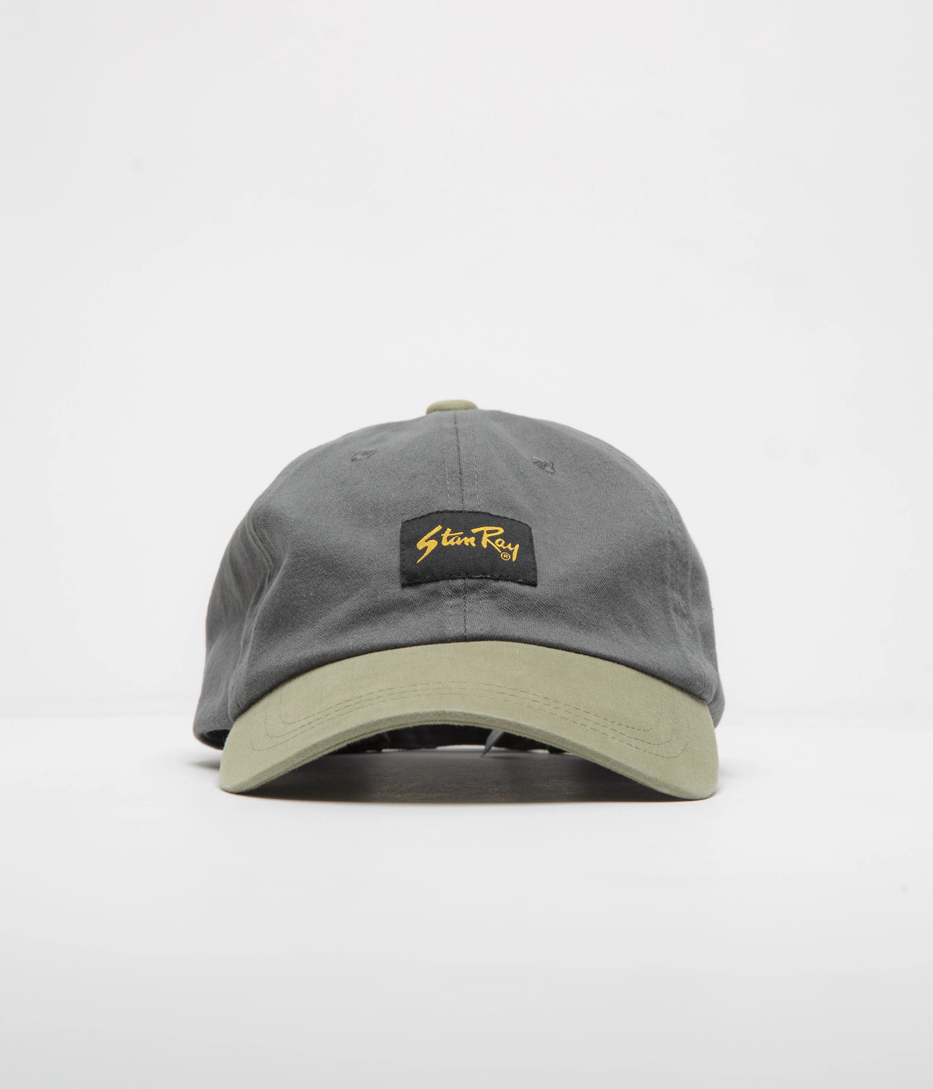 Stan Ray Ball Cap - Washed Black / Olive - Image 2