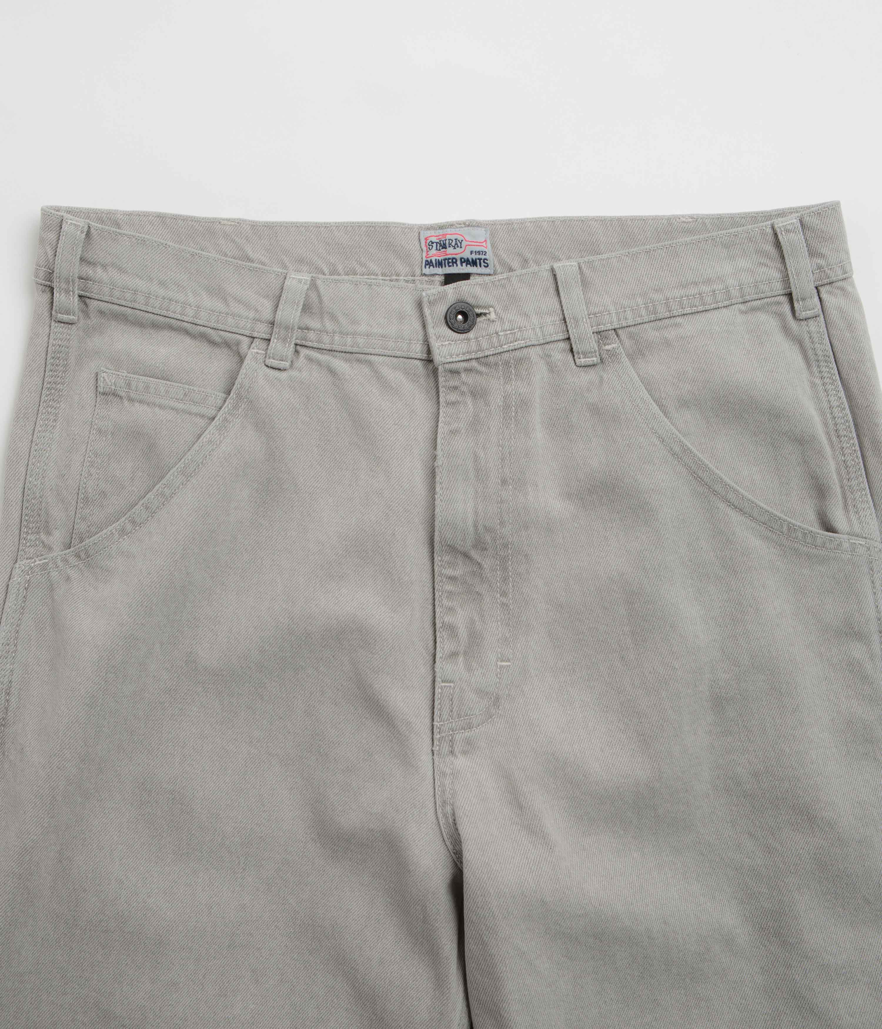 Stan Ray Big Job Painter Pants - Faded Grey Denim - Image 4