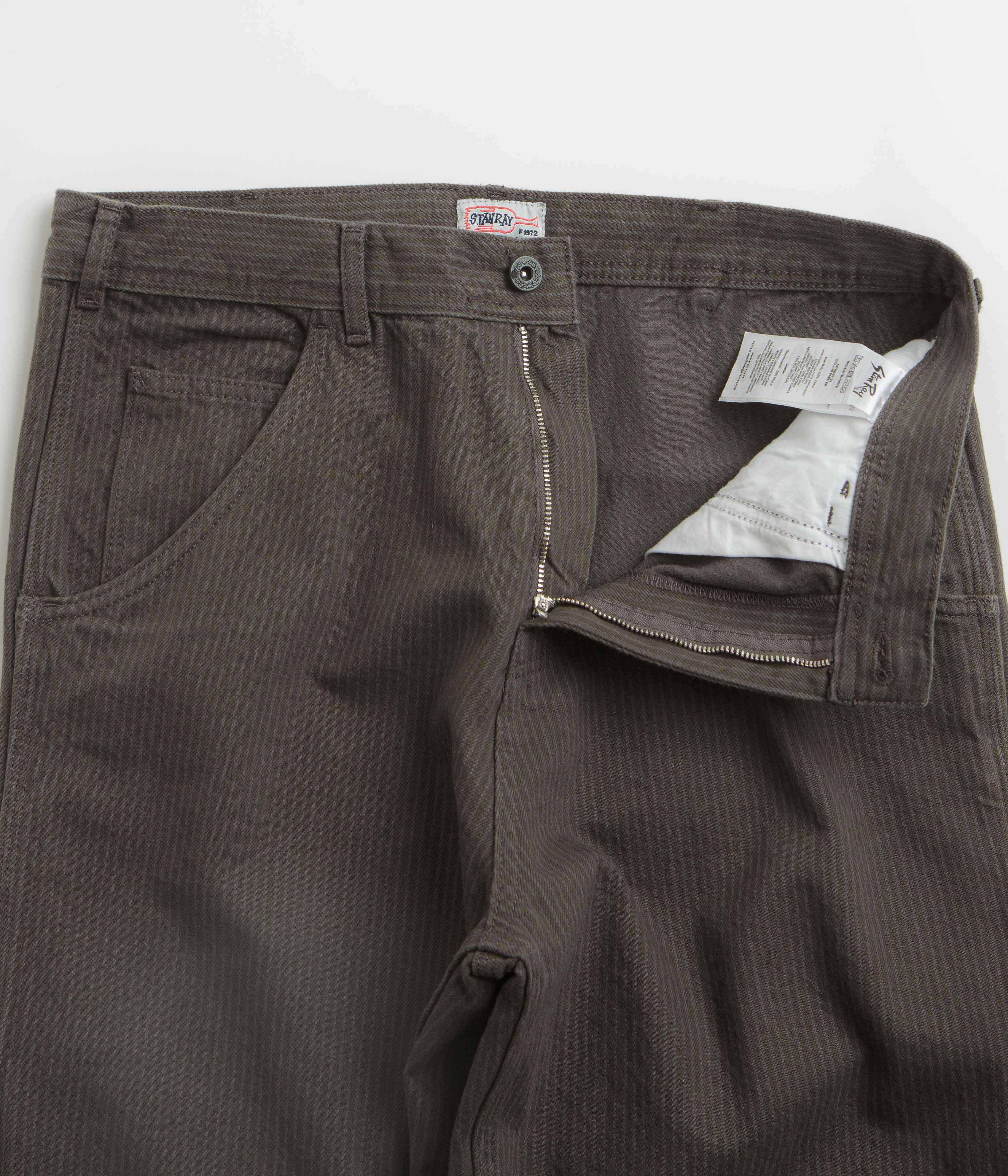 Stan Ray Big Job Painter Pants - Overdyed Black Hickory - Image 5
