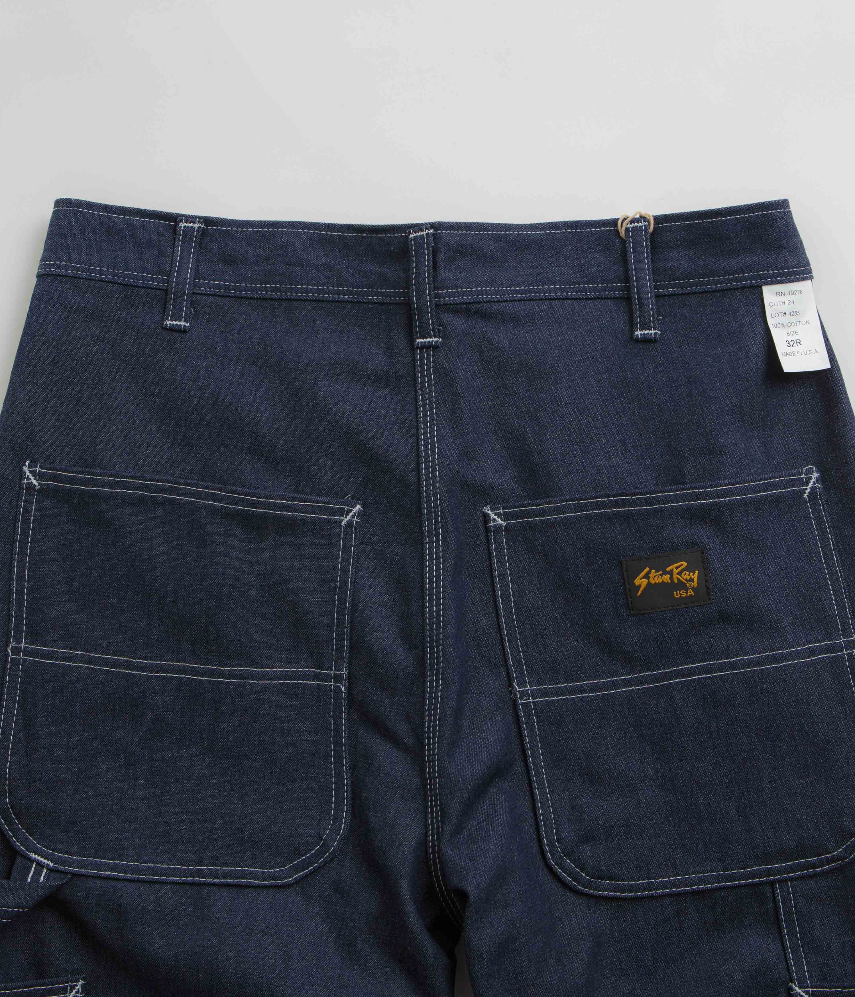 Stan Ray Big Job Painter Pants - Raw Denim - Image 6