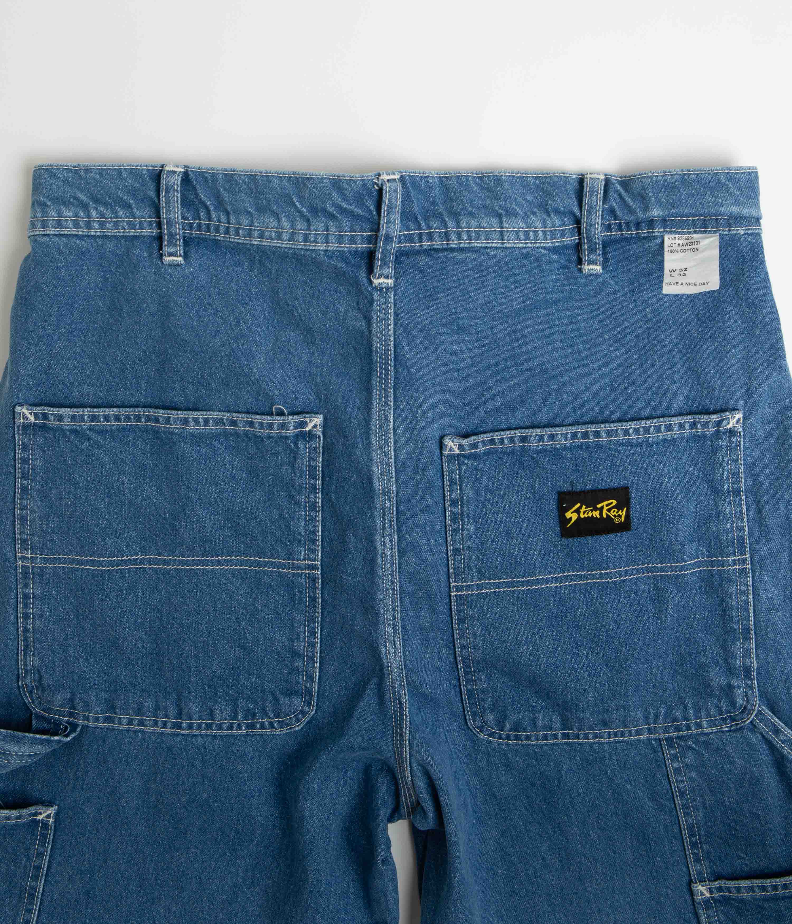 Stan Ray Big Job Painter Pants - Vintage Stonewash Denim - Image 6