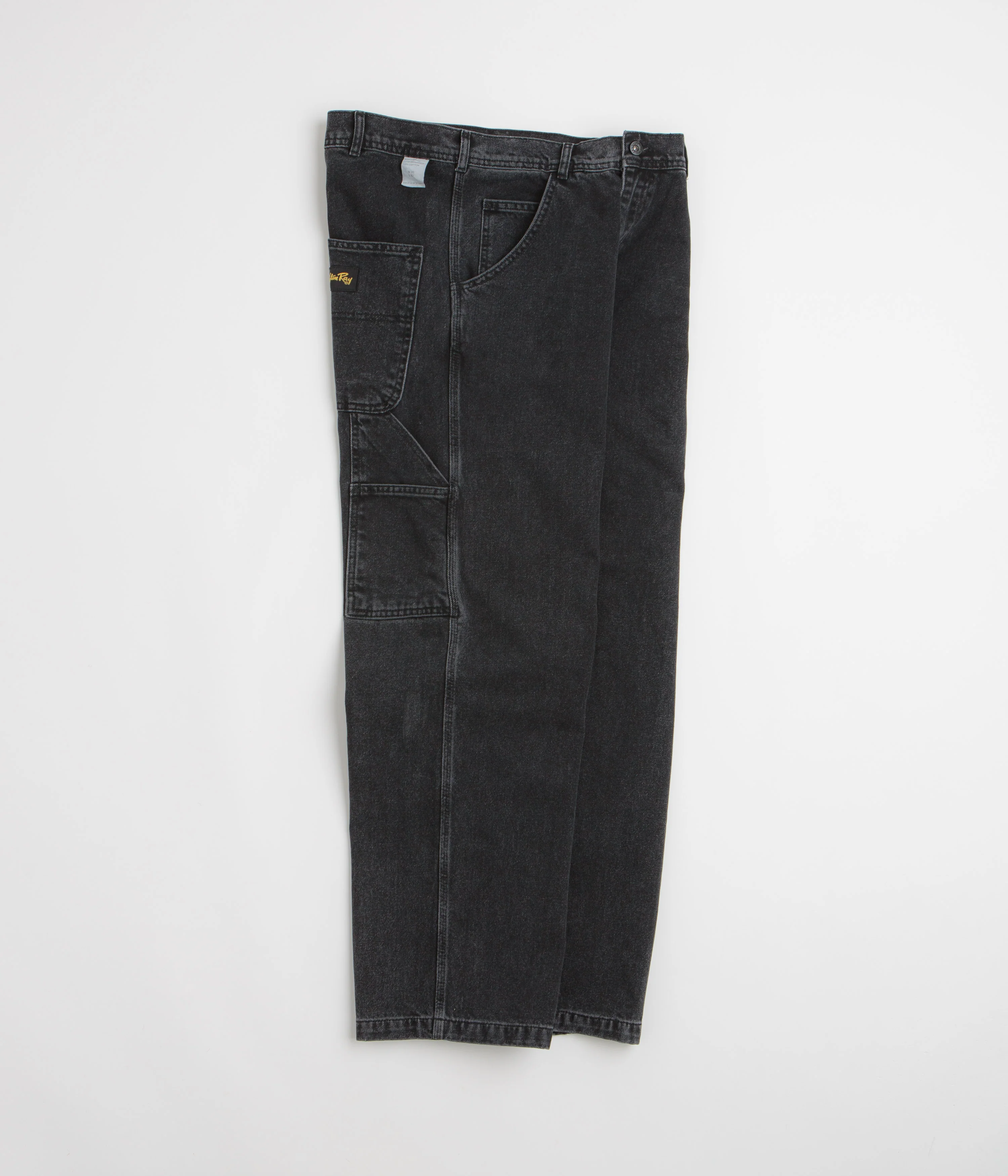 Stan Ray Big Job Painter Pants - Washed Black Denim - Image 2