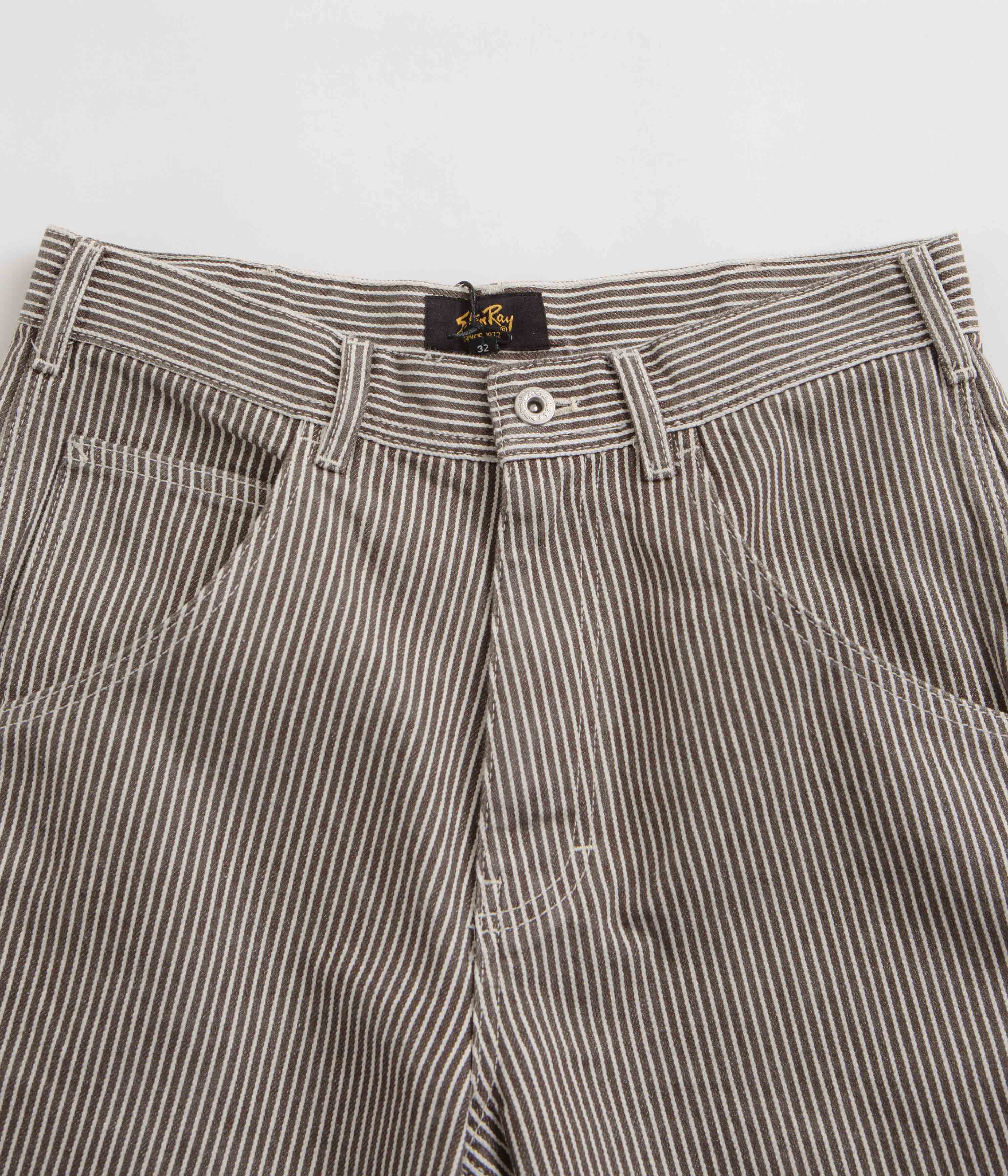 Stan Ray Big Job Shorts - Black Stone Hickory - Image 4