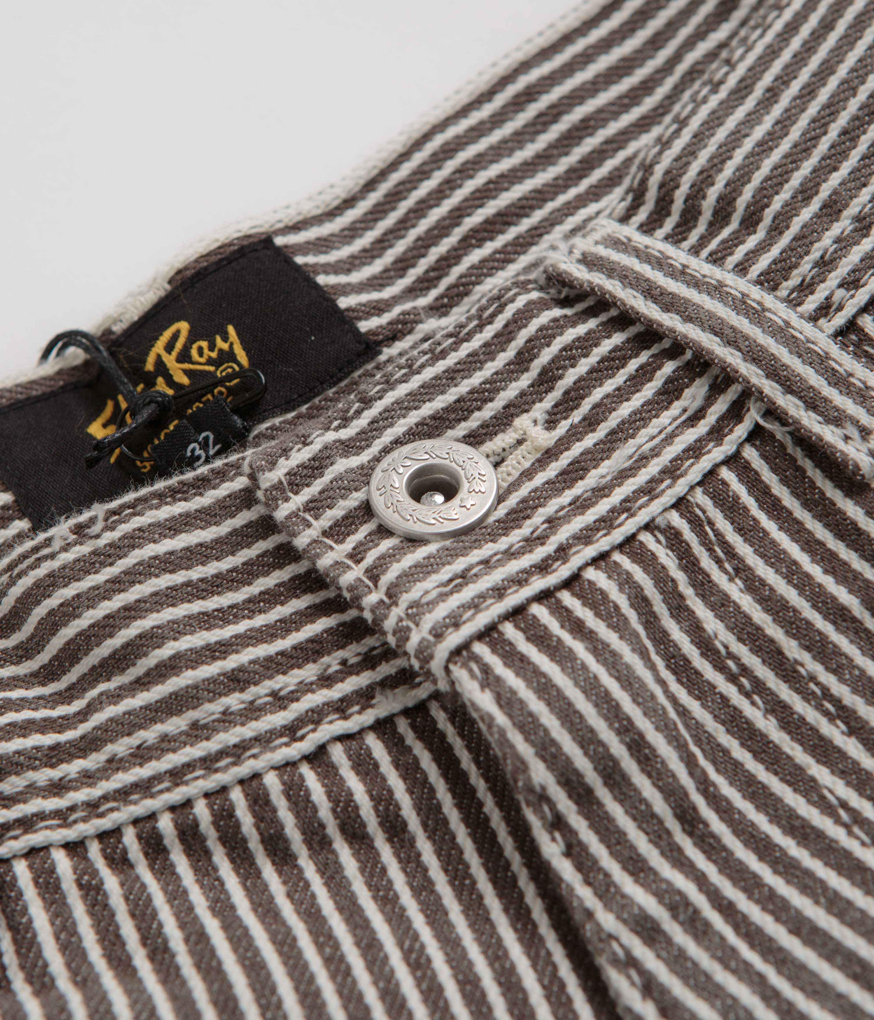Stan Ray Big Job Shorts - Black Stone Hickory - Image 5
