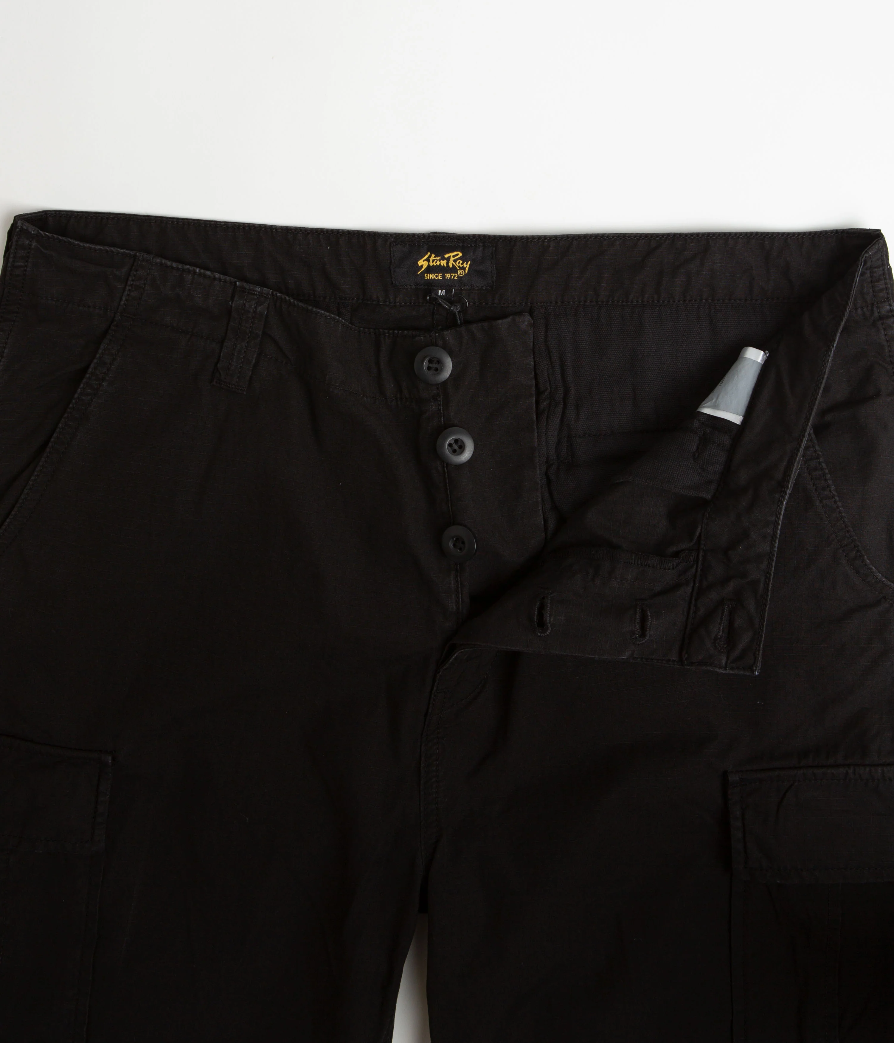 Stan Ray Cargo Pants - Black Ripstop - Image 5