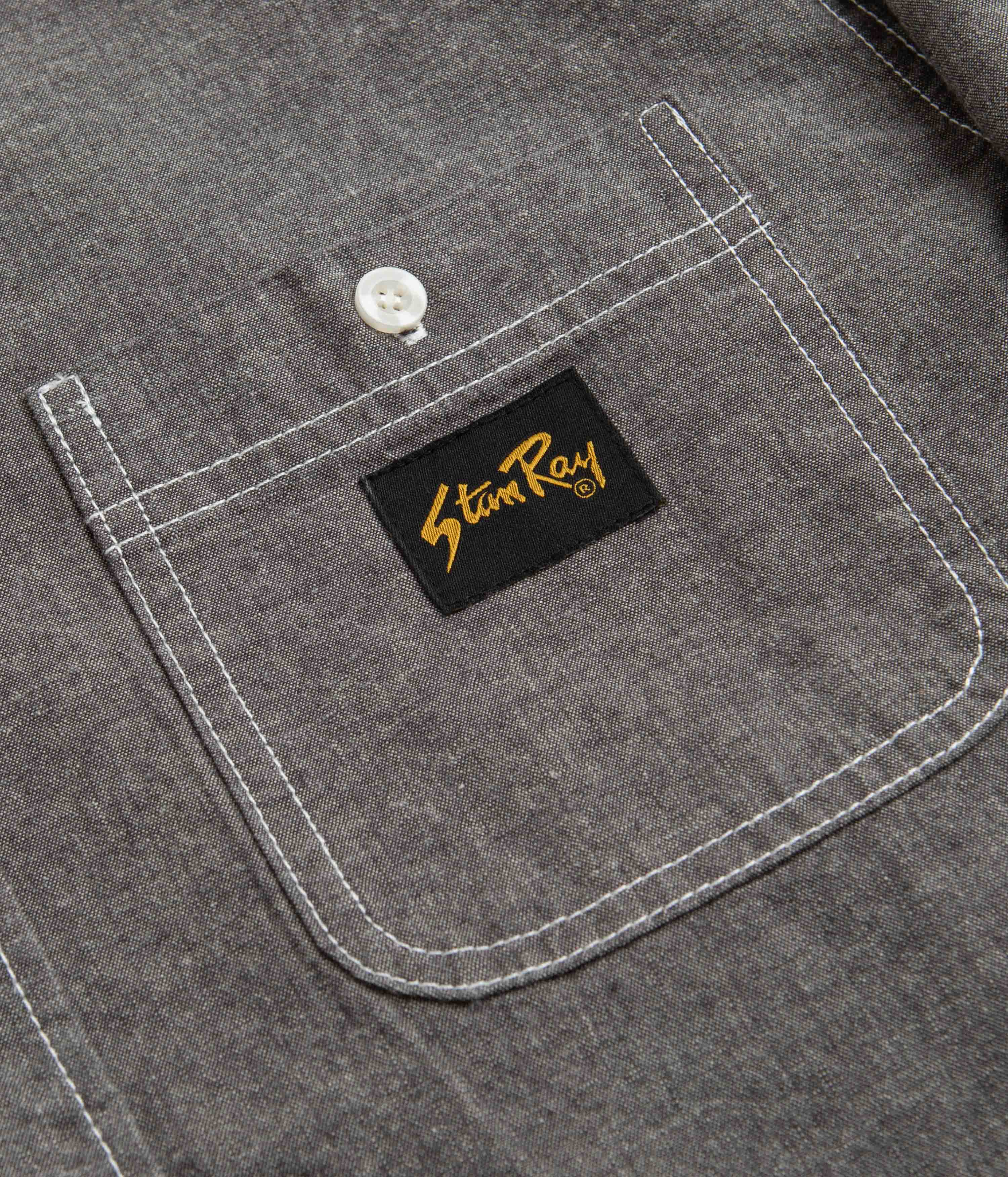 Stan Ray Chambray Shirt - Black - Image 3
