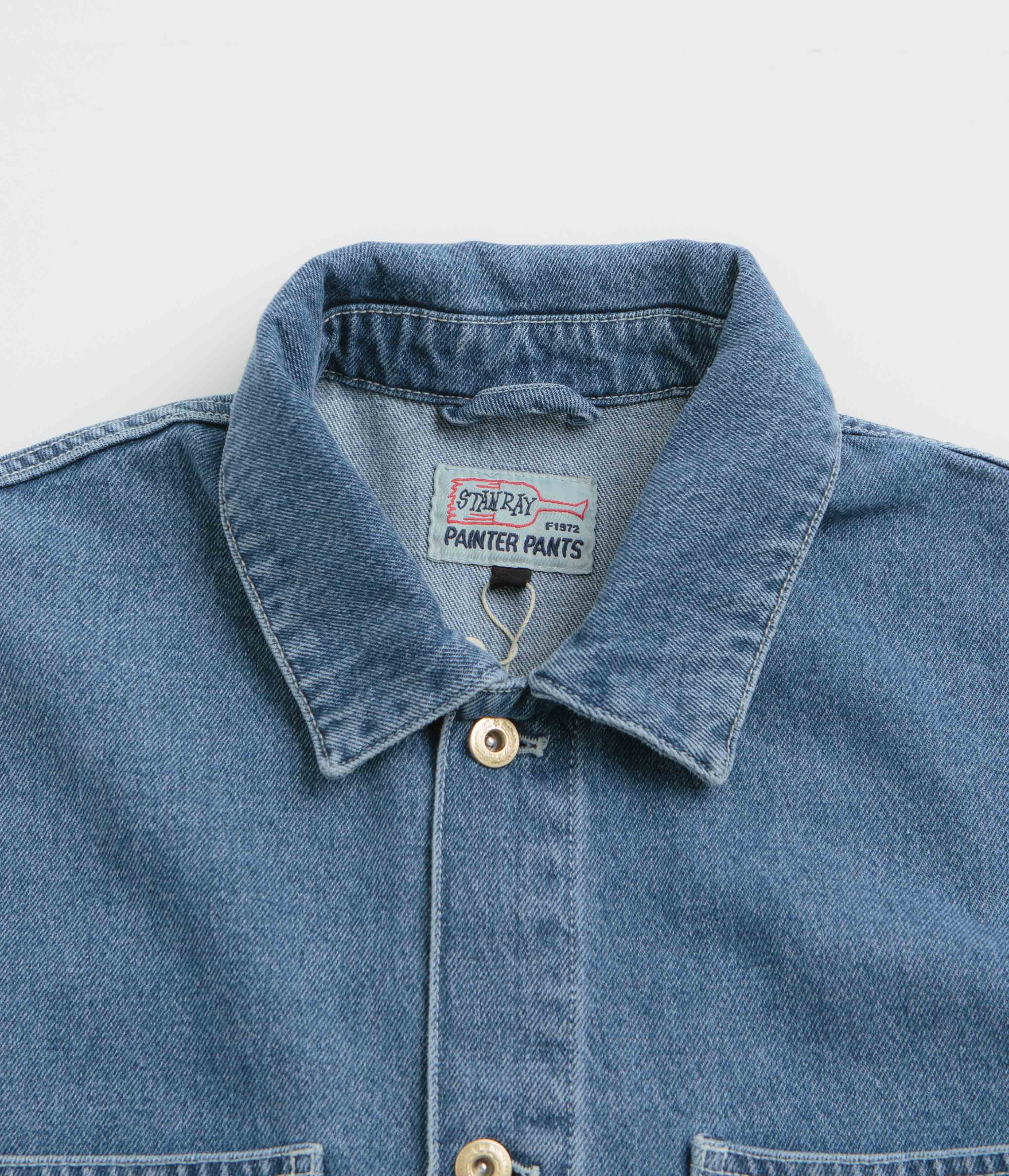 Stan Ray Coverall Jacket - Heavy Stone Wash Denim - Image 2