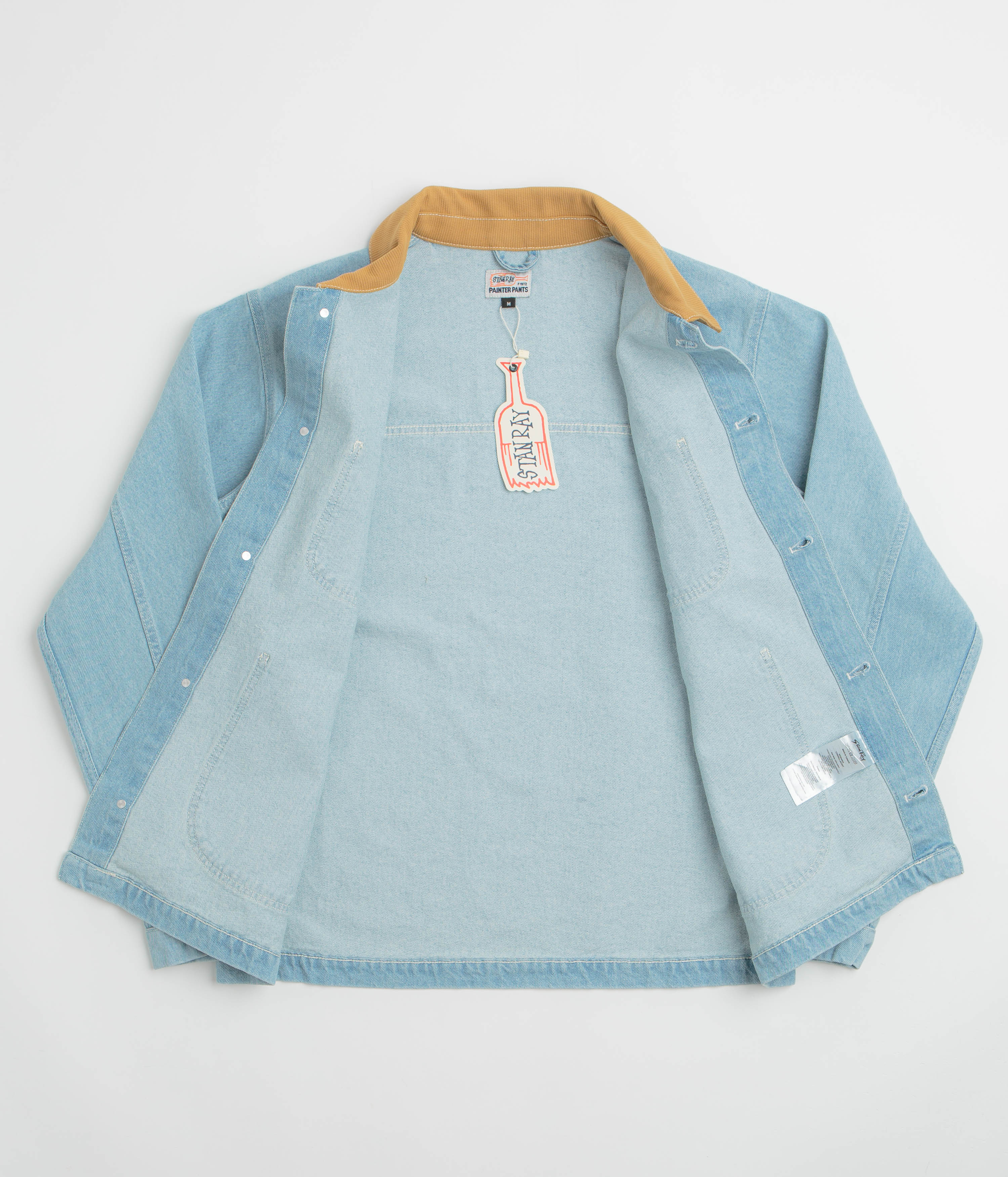 Stan Ray Coverall Jacket - Ice Stone Denim - Image 2