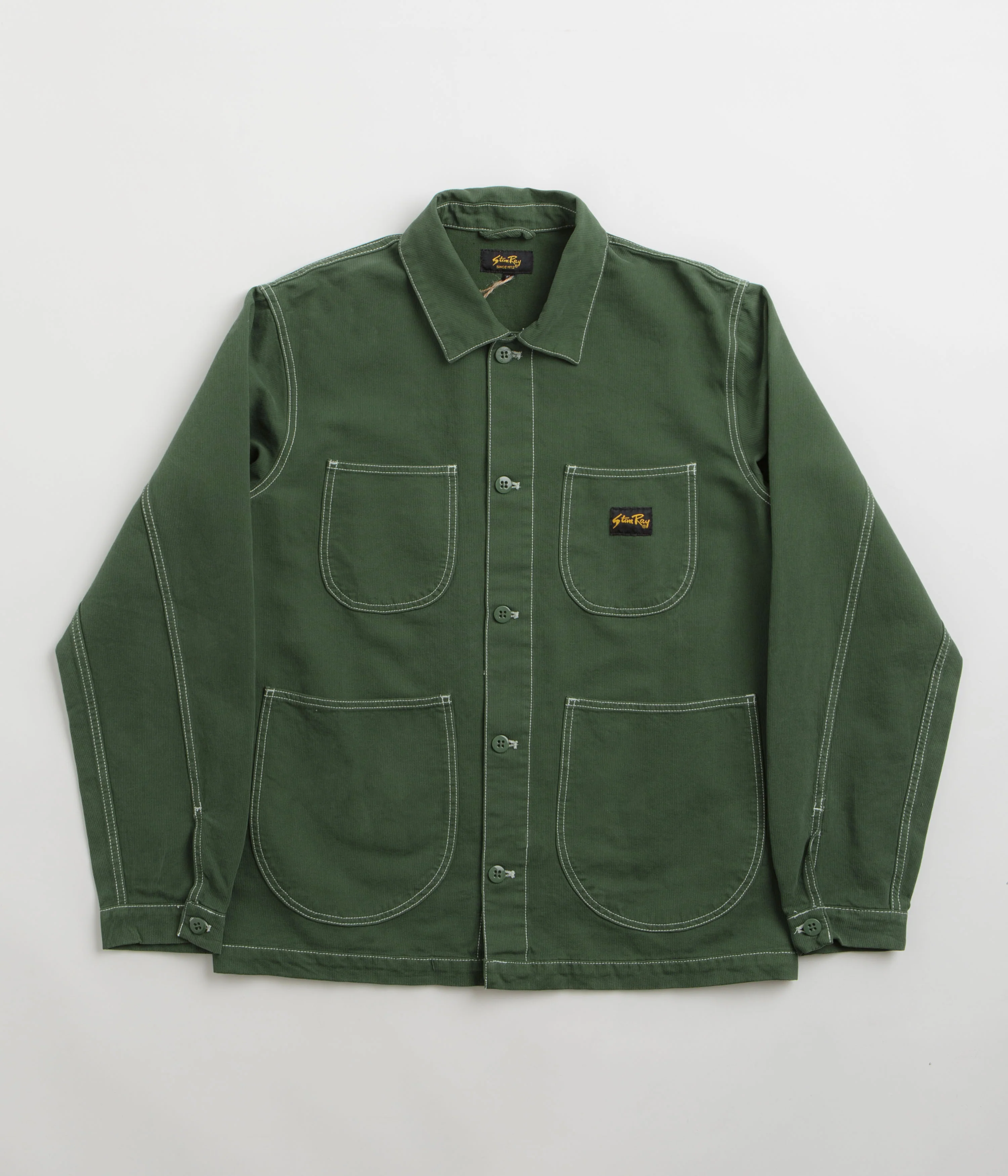 Stan Ray Coverall Jacket - Racing Green Bedford Cord