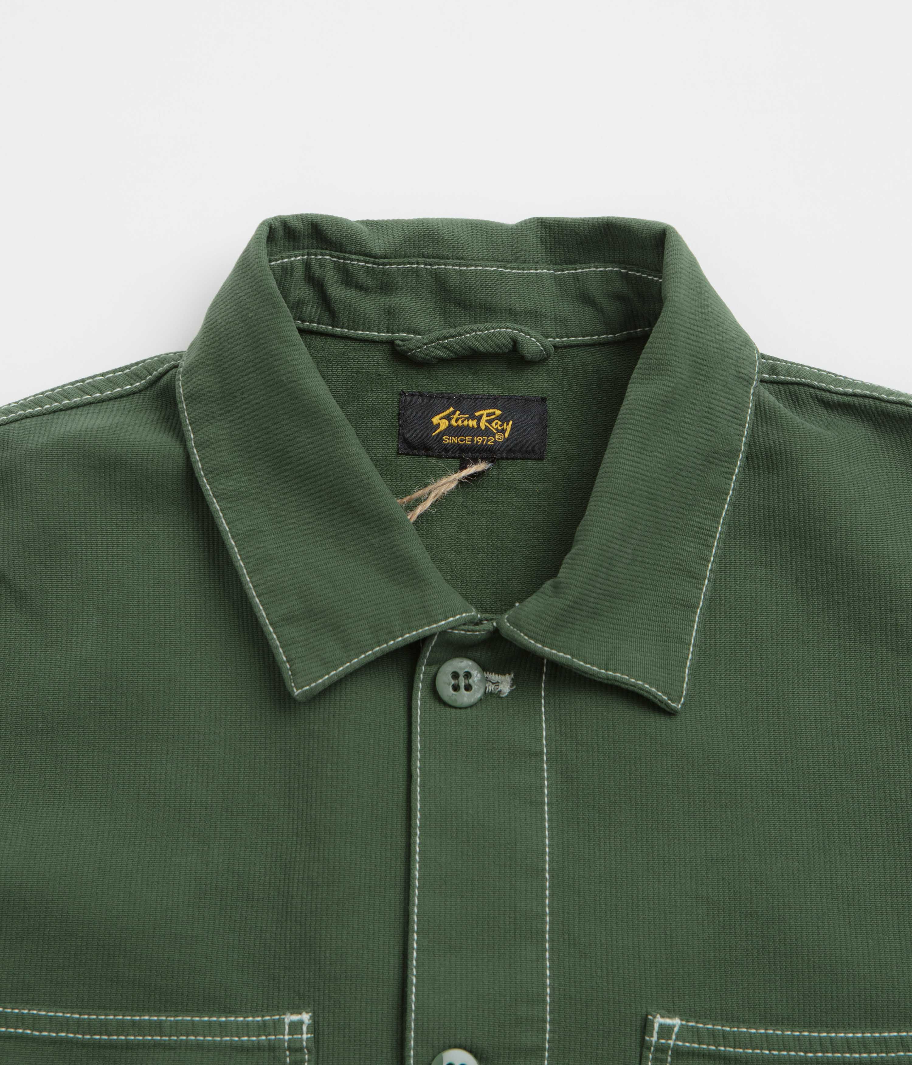 Stan Ray Coverall Jacket - Racing Green Bedford Cord - Image 2