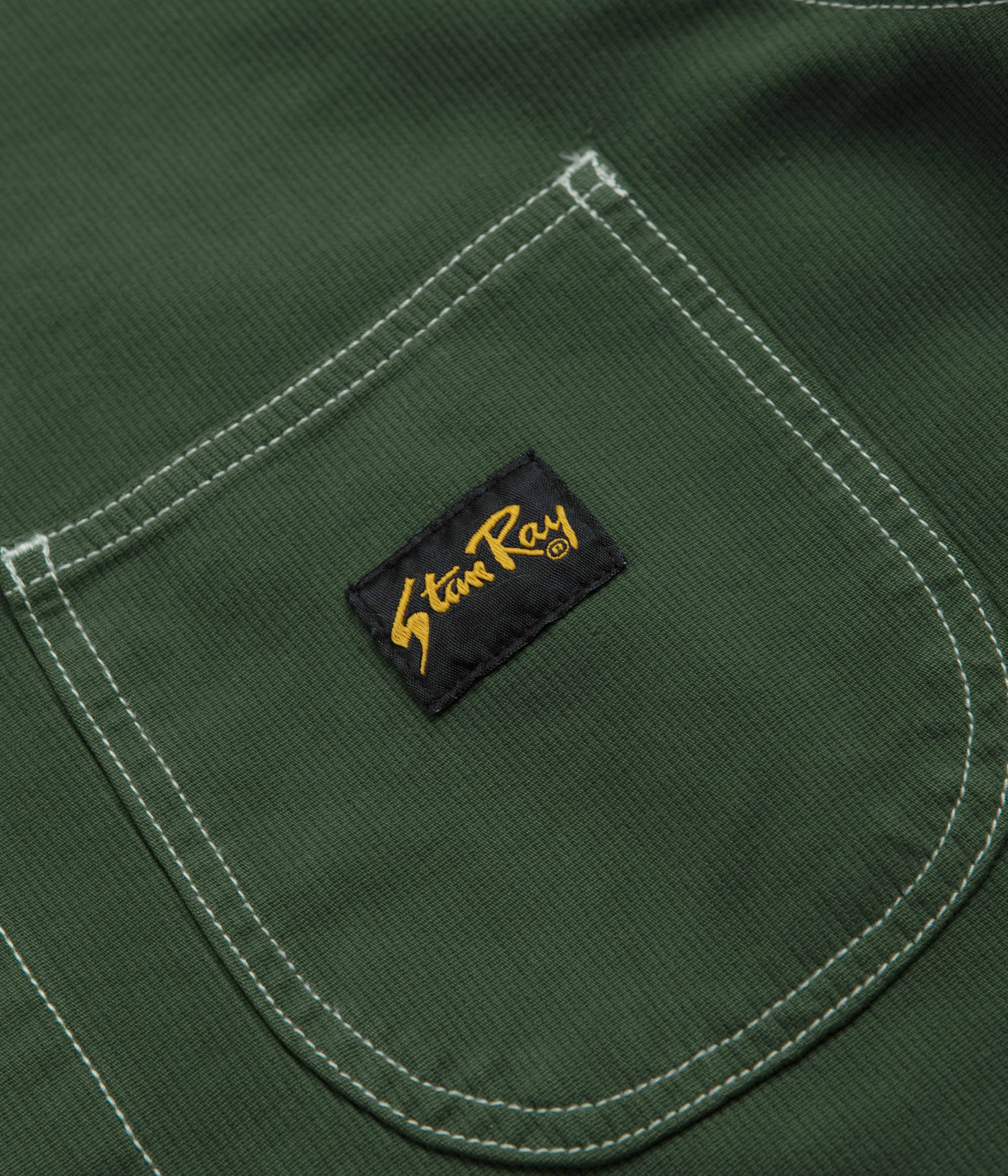 Stan Ray Coverall Jacket - Racing Green Bedford Cord - Image 3