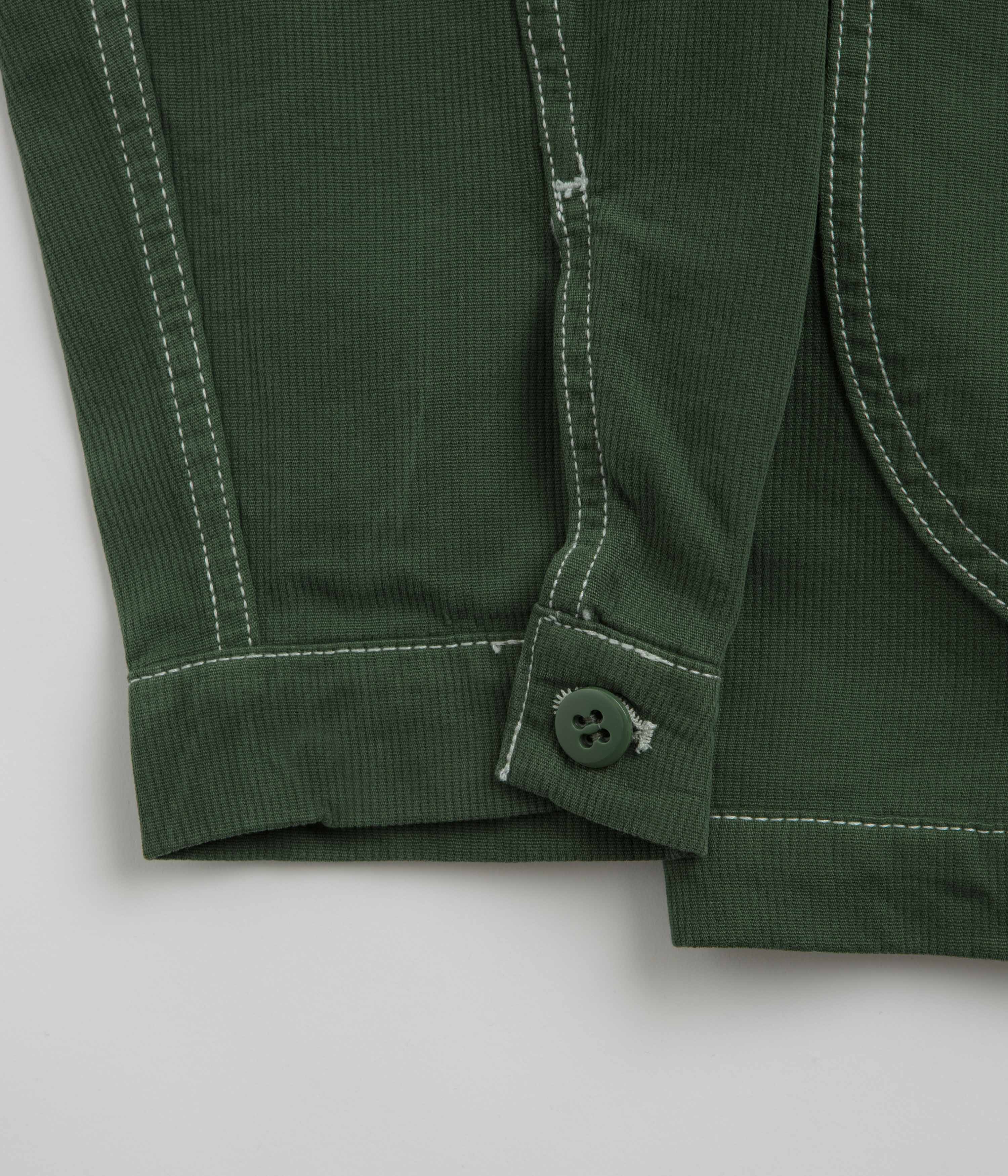 Stan Ray Coverall Jacket - Racing Green Bedford Cord - Image 5