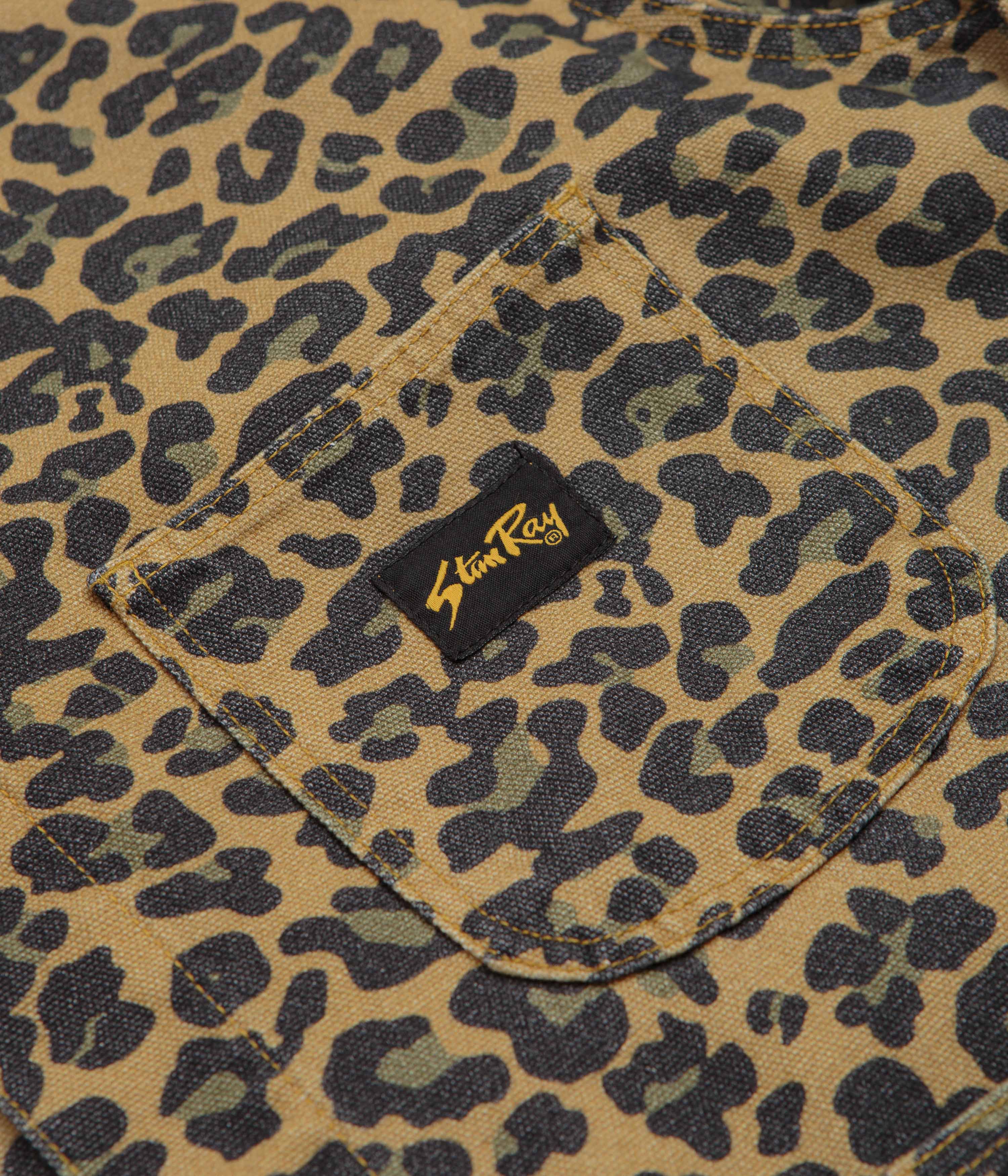 Stan Ray Coverall Jacket - Washed Leopard Camo Duck - Image 5