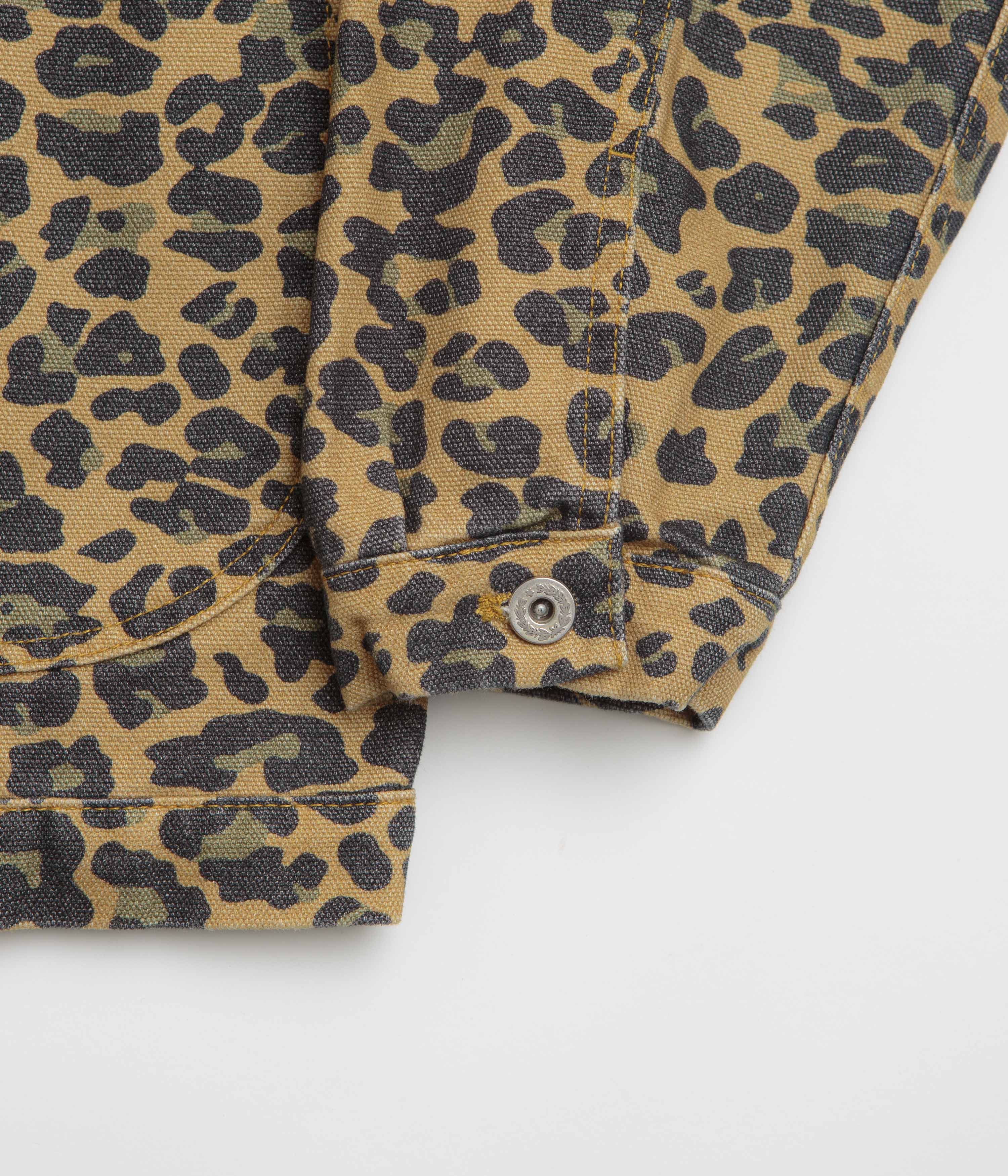 Stan Ray Coverall Jacket - Washed Leopard Camo Duck - Image 6
