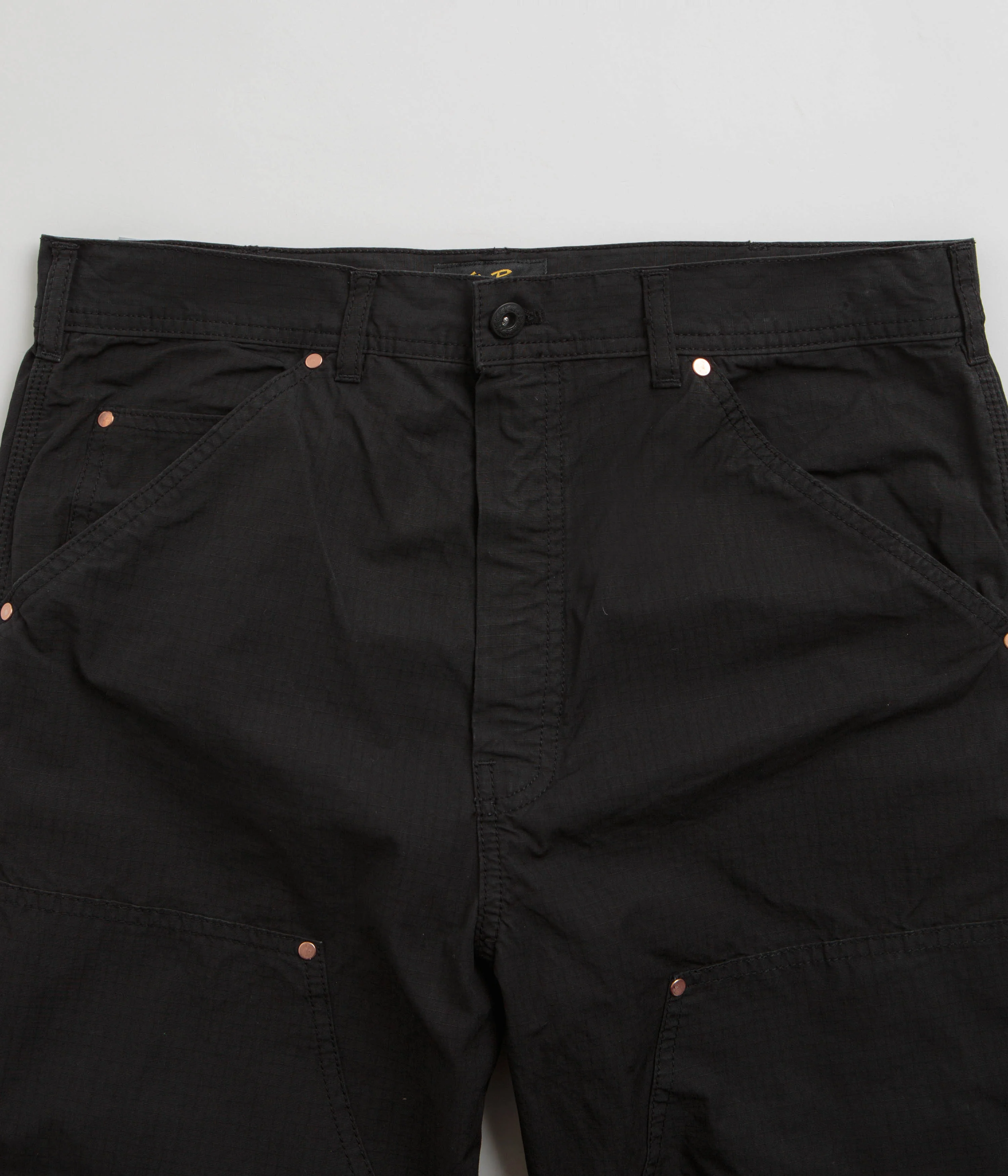 Stan Ray Double Knee Pants - Black Ripstop - Image 4