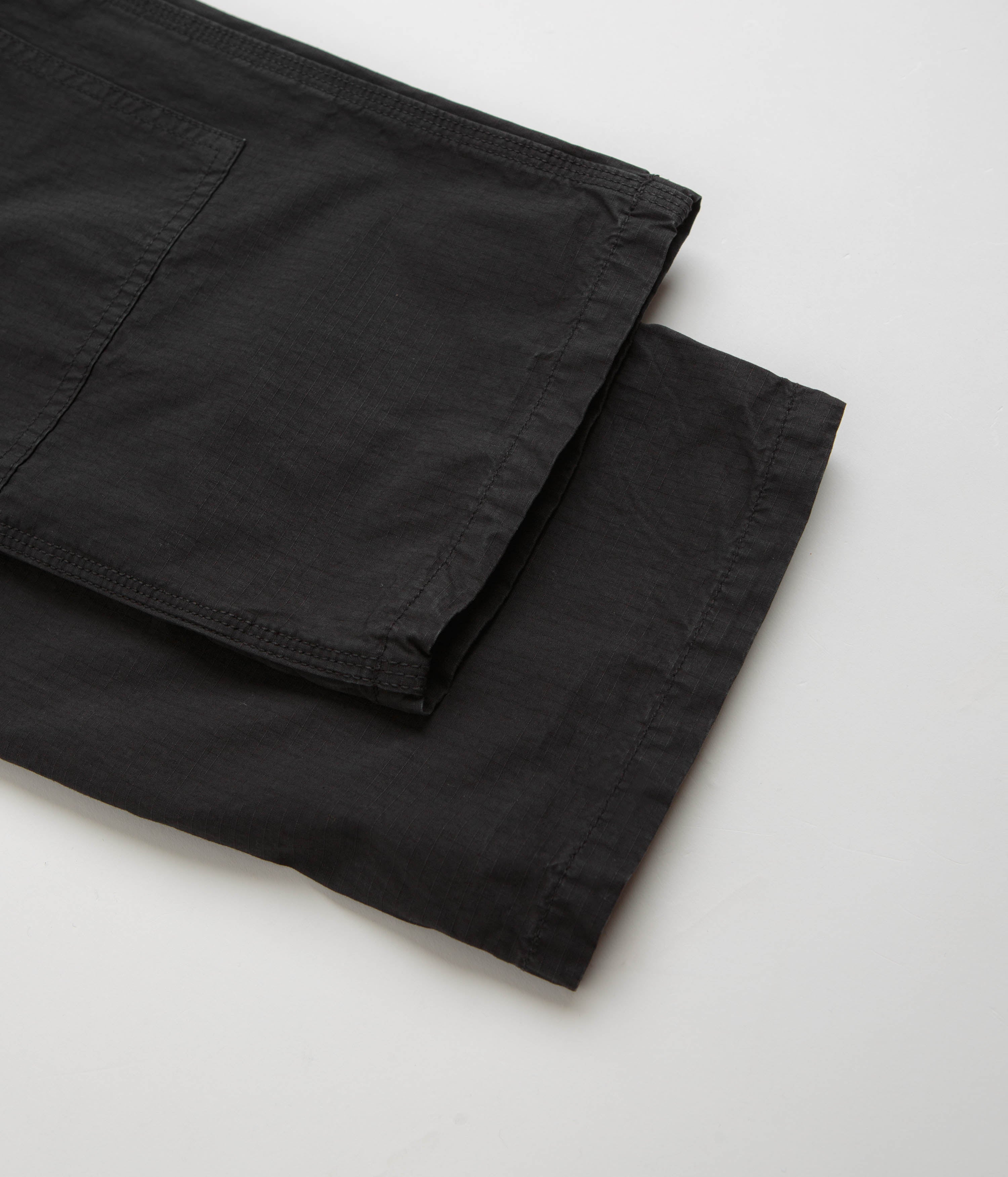 Stan Ray Double Knee Pants - Black Ripstop - Image 9