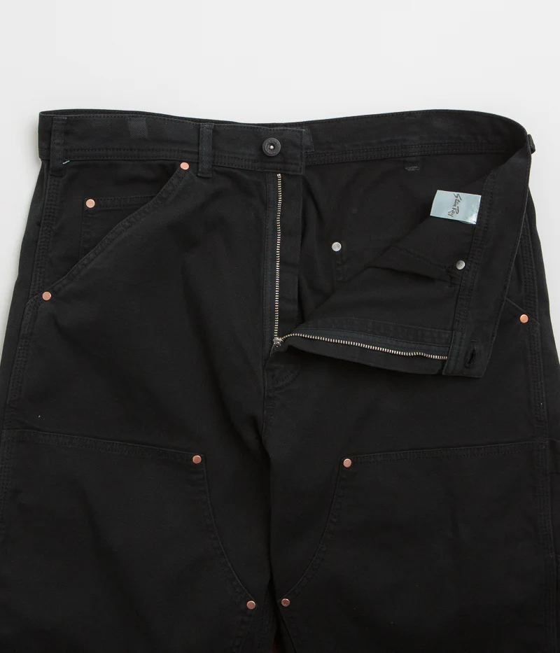 Stan Ray Double Knee Pants - Washed Black Duck - Image 5