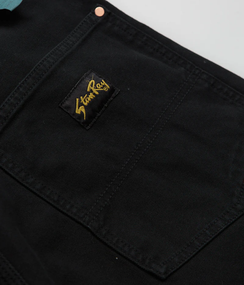Stan Ray Double Knee Pants - Washed Black Duck - Image 7