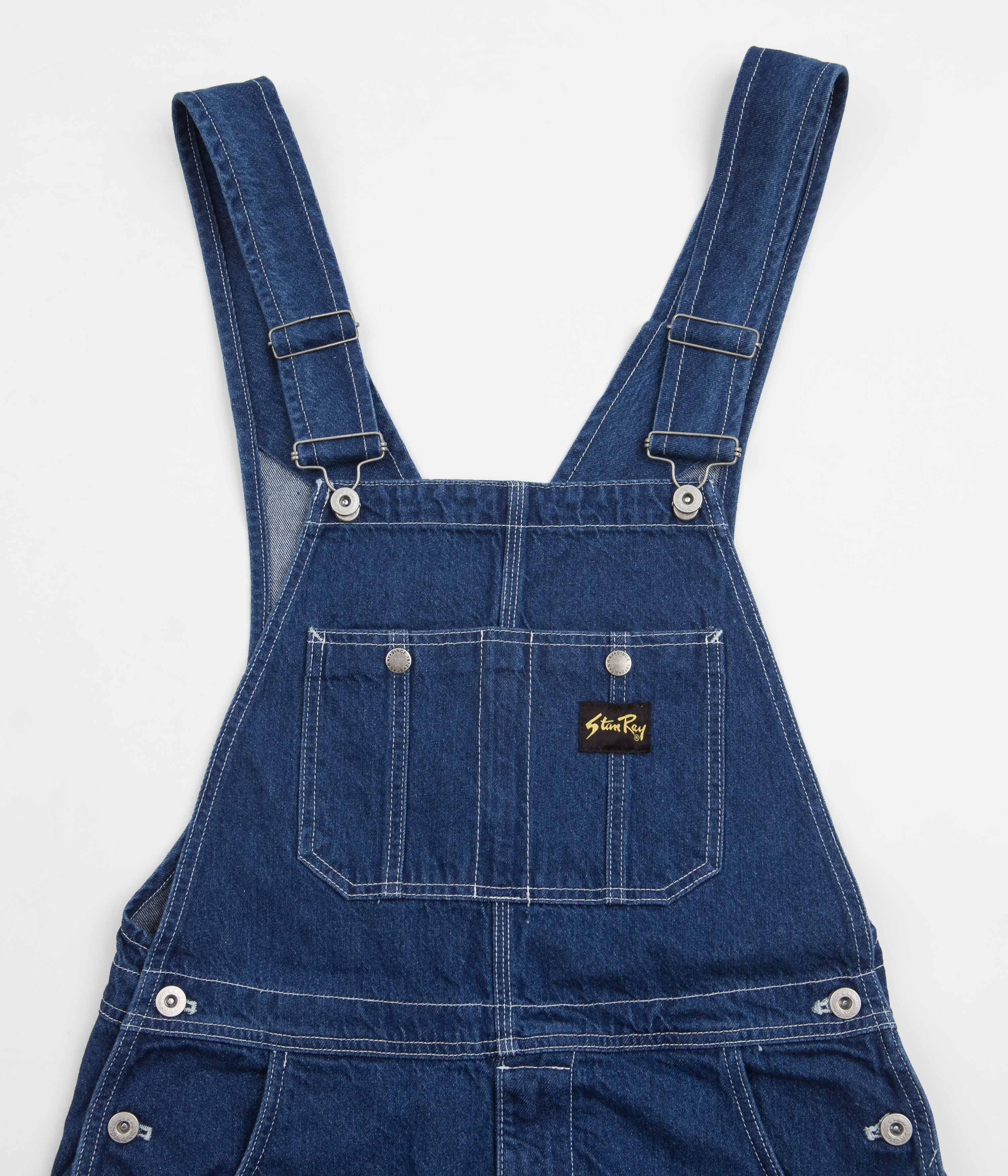 Stan Ray Earls Bib Overalls - Stonewashed - Image 4