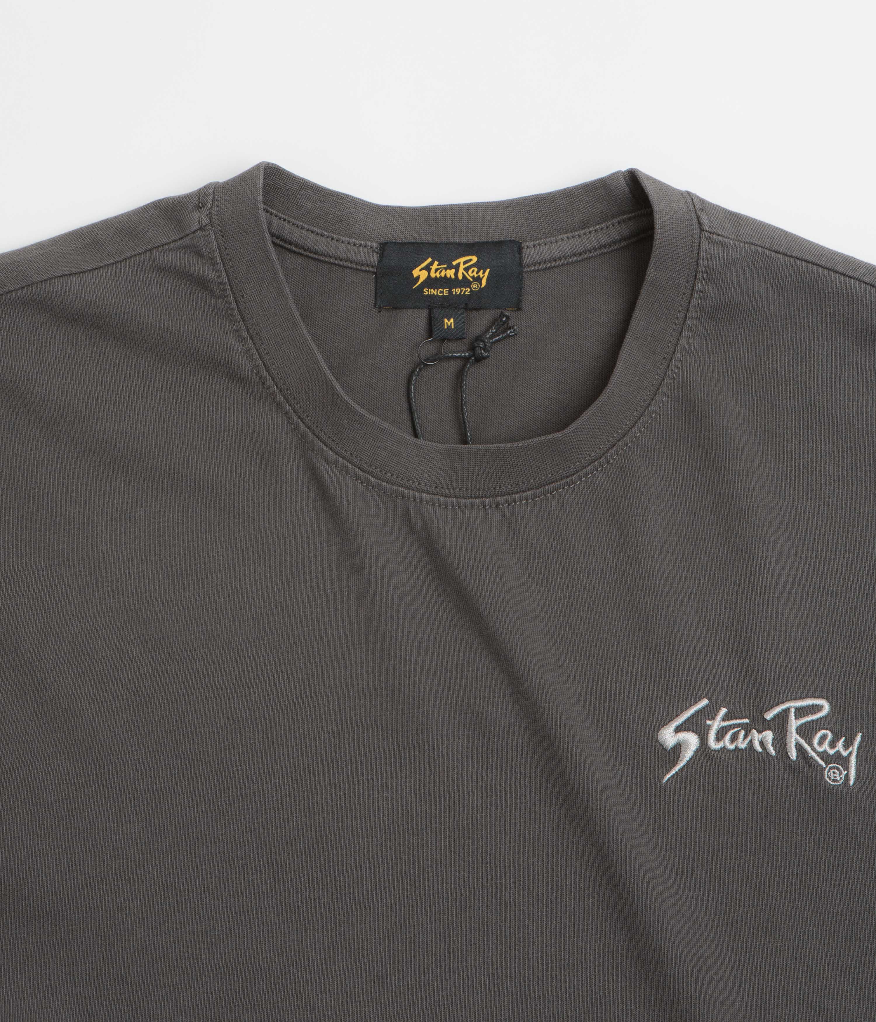 Stan Ray Embroidered T-Shirt - Raven Black - Image 2