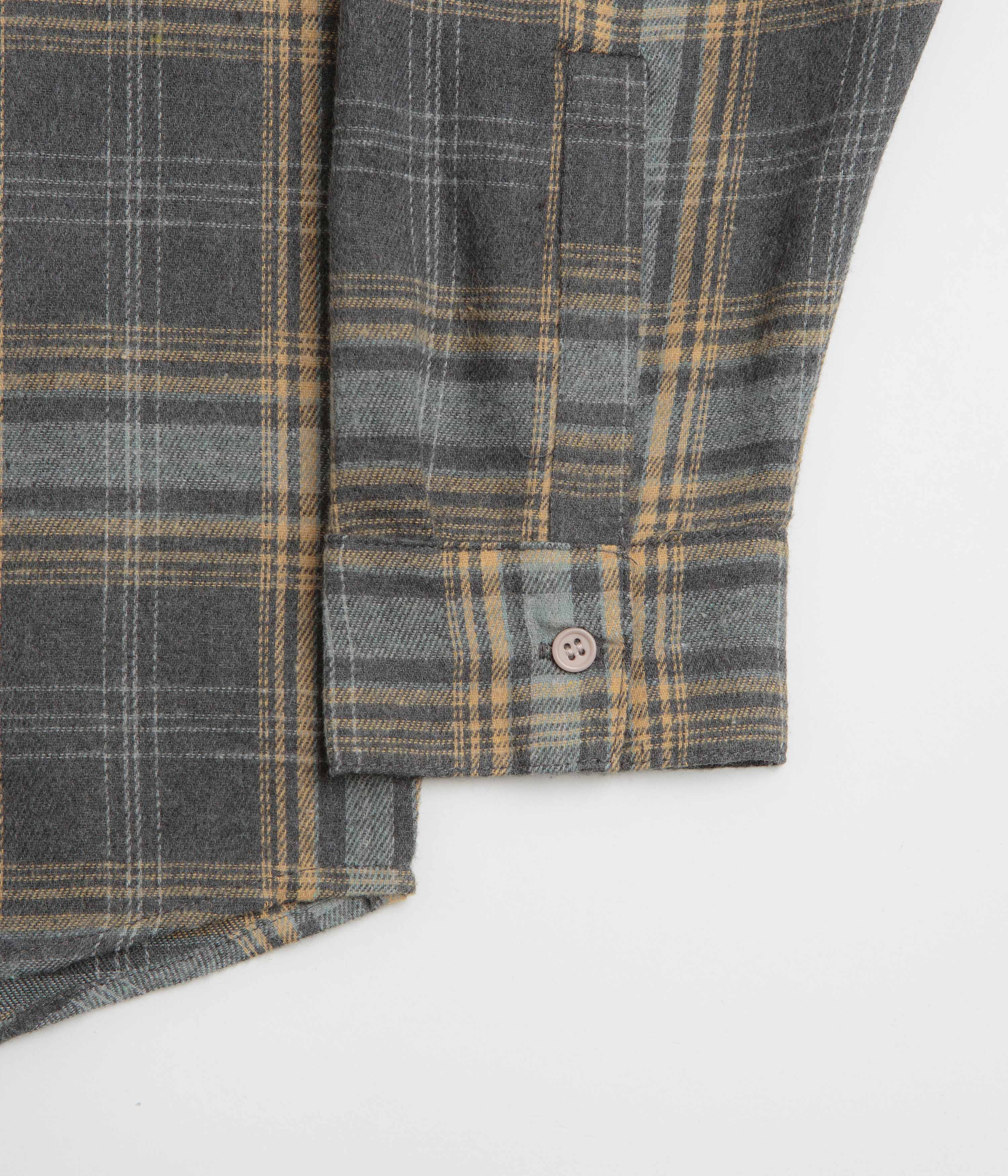 Stan Ray Flannel Shirt - Charcoal Plaid - Image 4