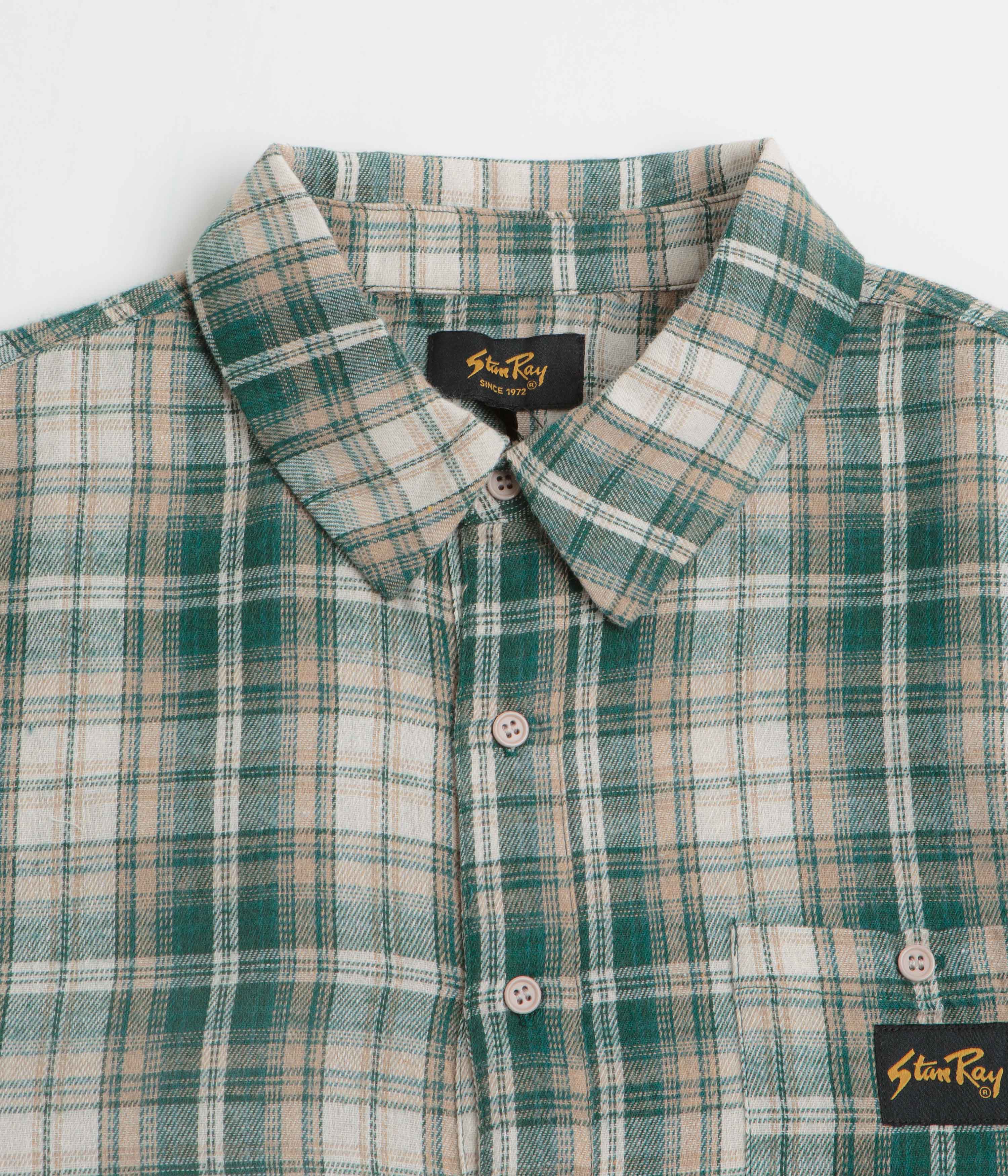 Stan Ray Flannel Shirt - Green Plaid - Image 2