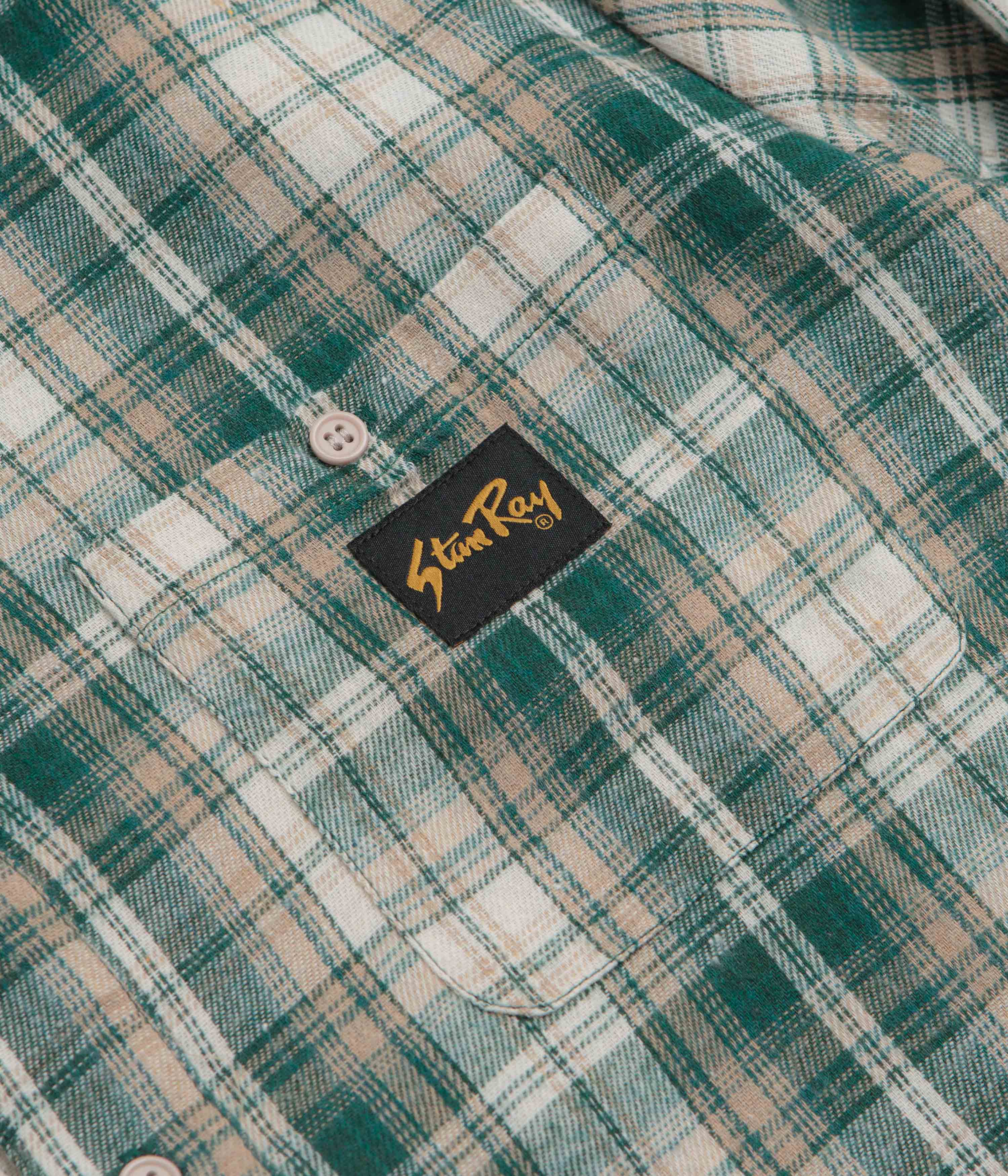 Stan Ray Flannel Shirt - Green Plaid - Image 3