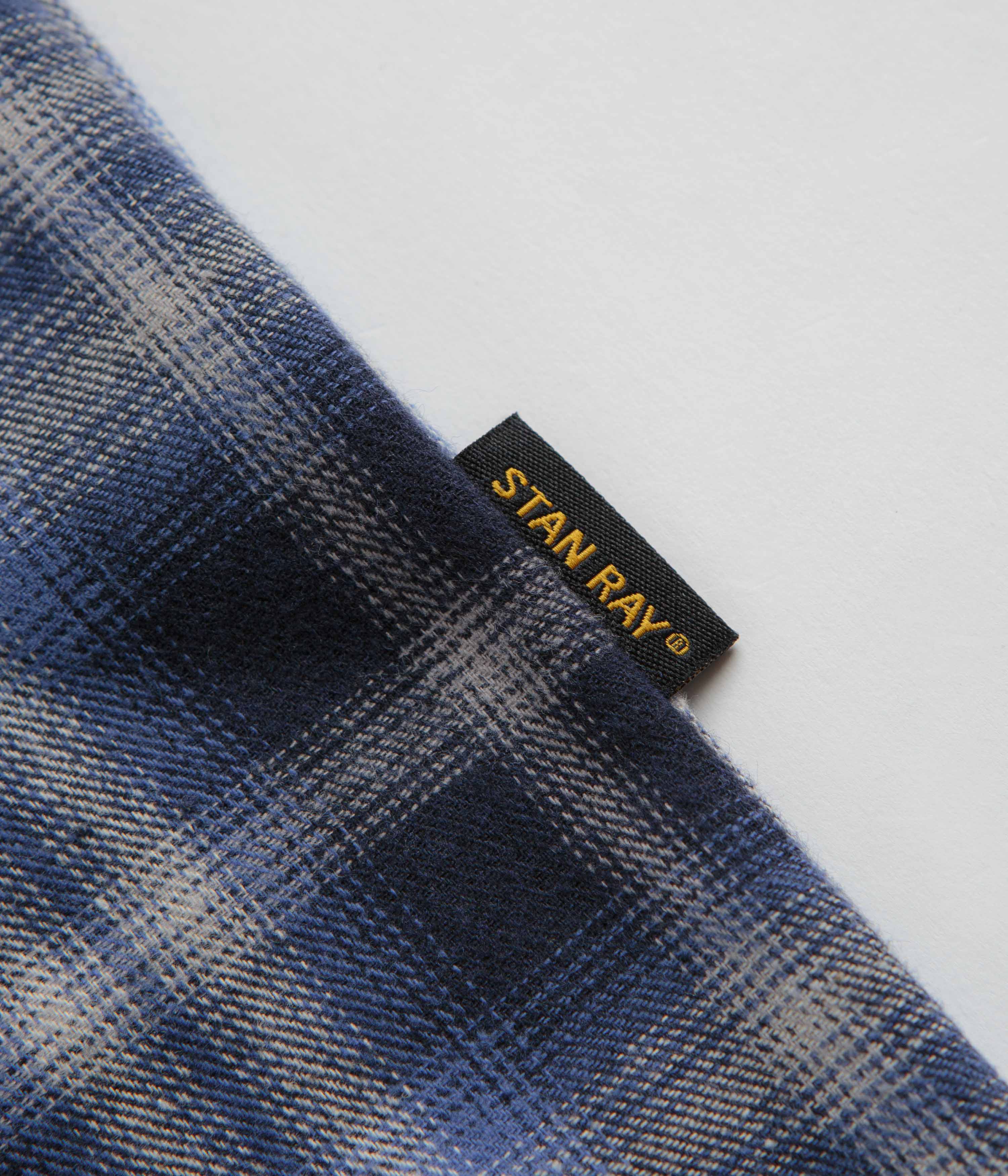 Stan Ray Flannel Shirt - Navy Plaid - Image 3