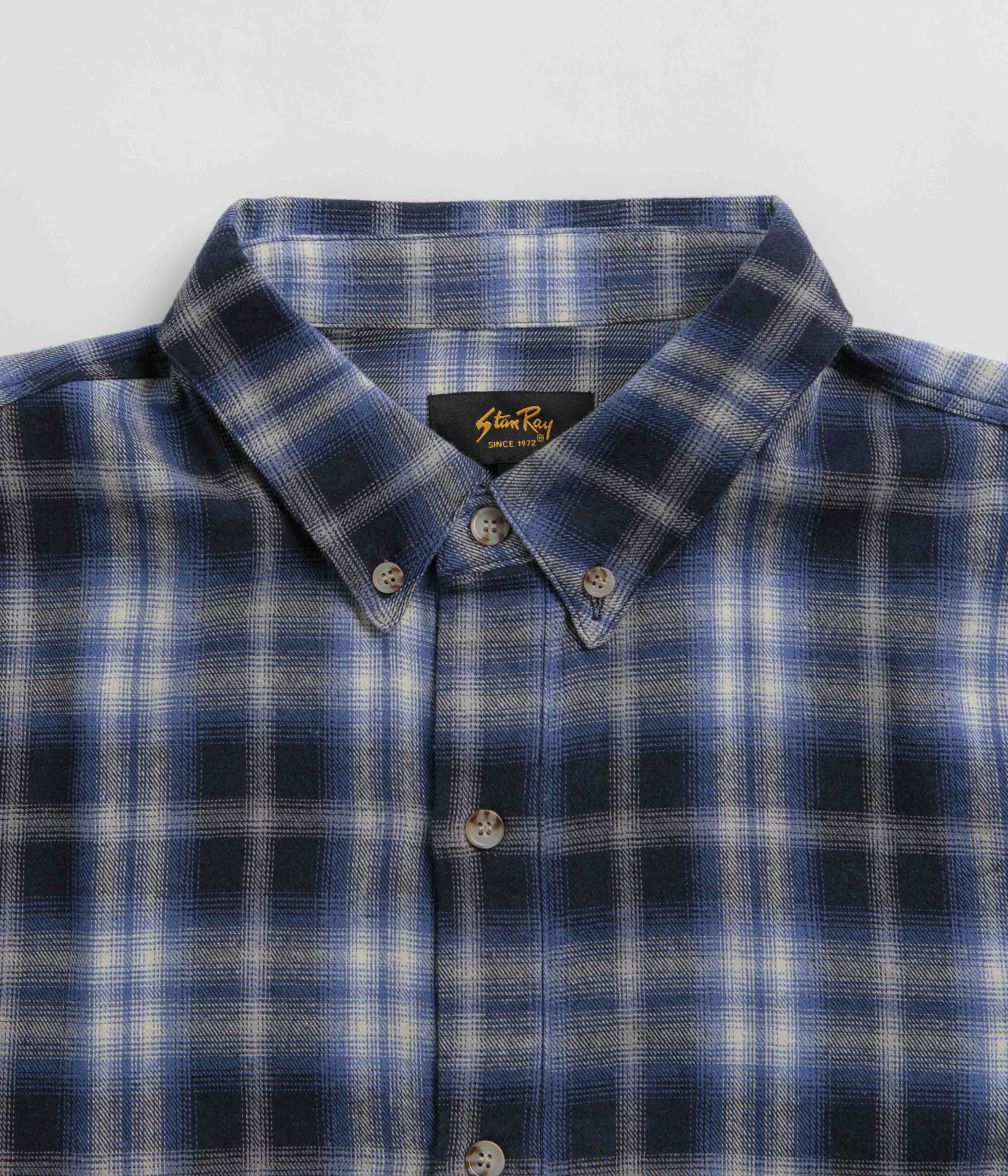 Stan Ray Flannel Shirt - Navy Plaid - Image 4