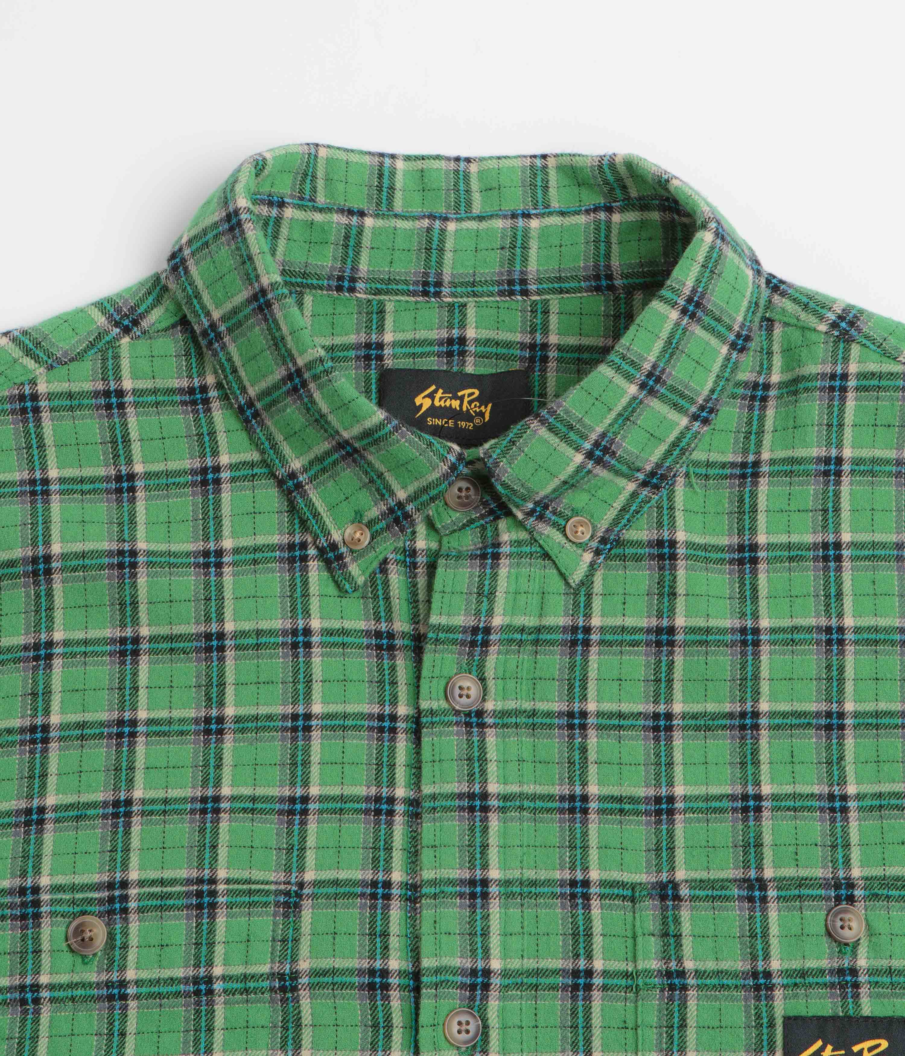 Stan Ray Flannel Shirt - Summer Green Plaid - Image 2