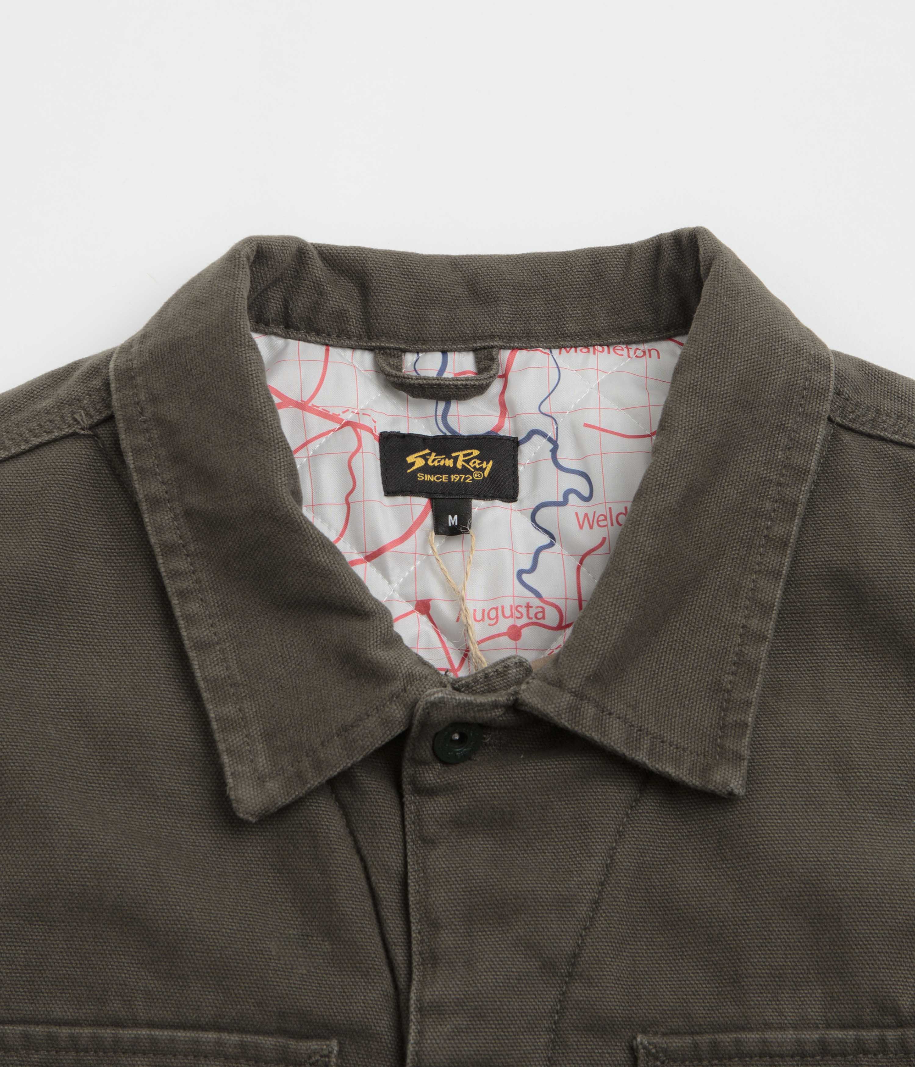 Stan Ray Lined Trucker Jacket - Charcoal Duck - Image 4