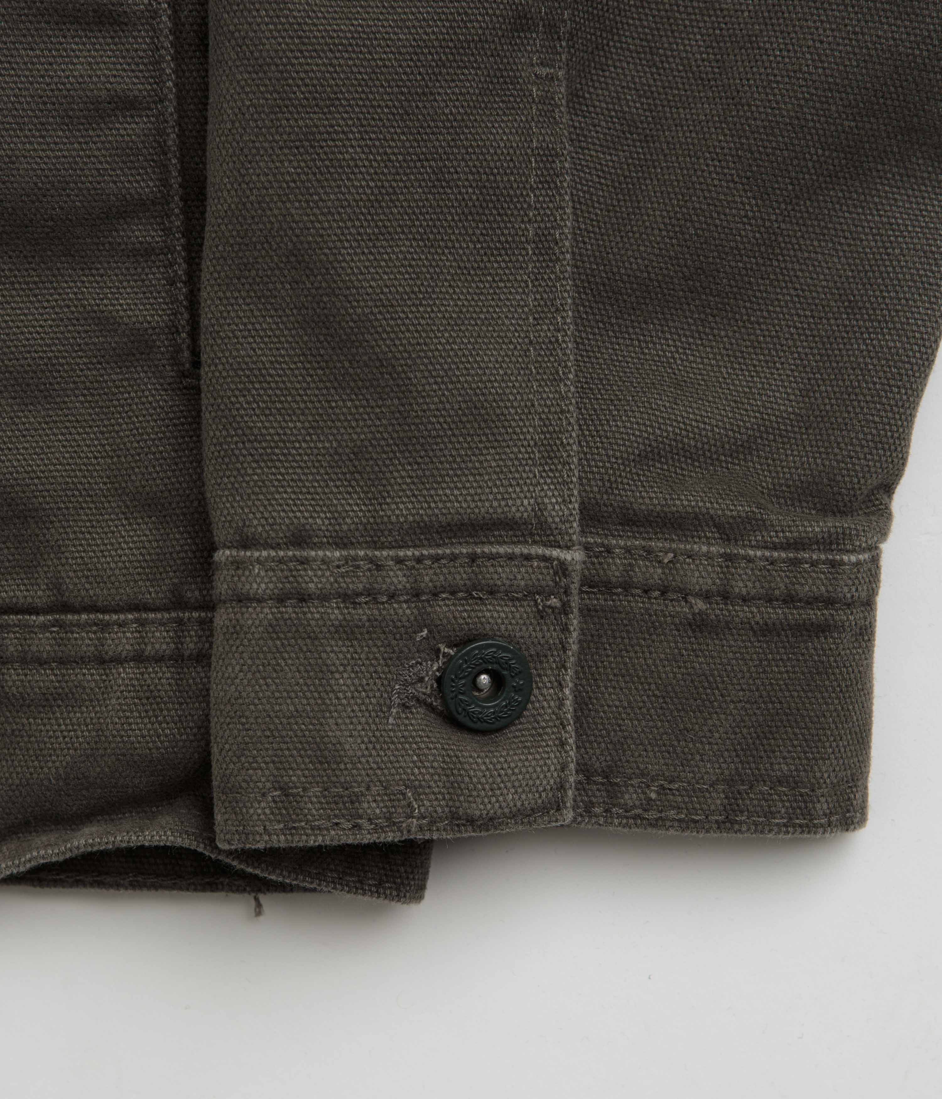 Stan Ray Lined Trucker Jacket - Charcoal Duck - Image 7