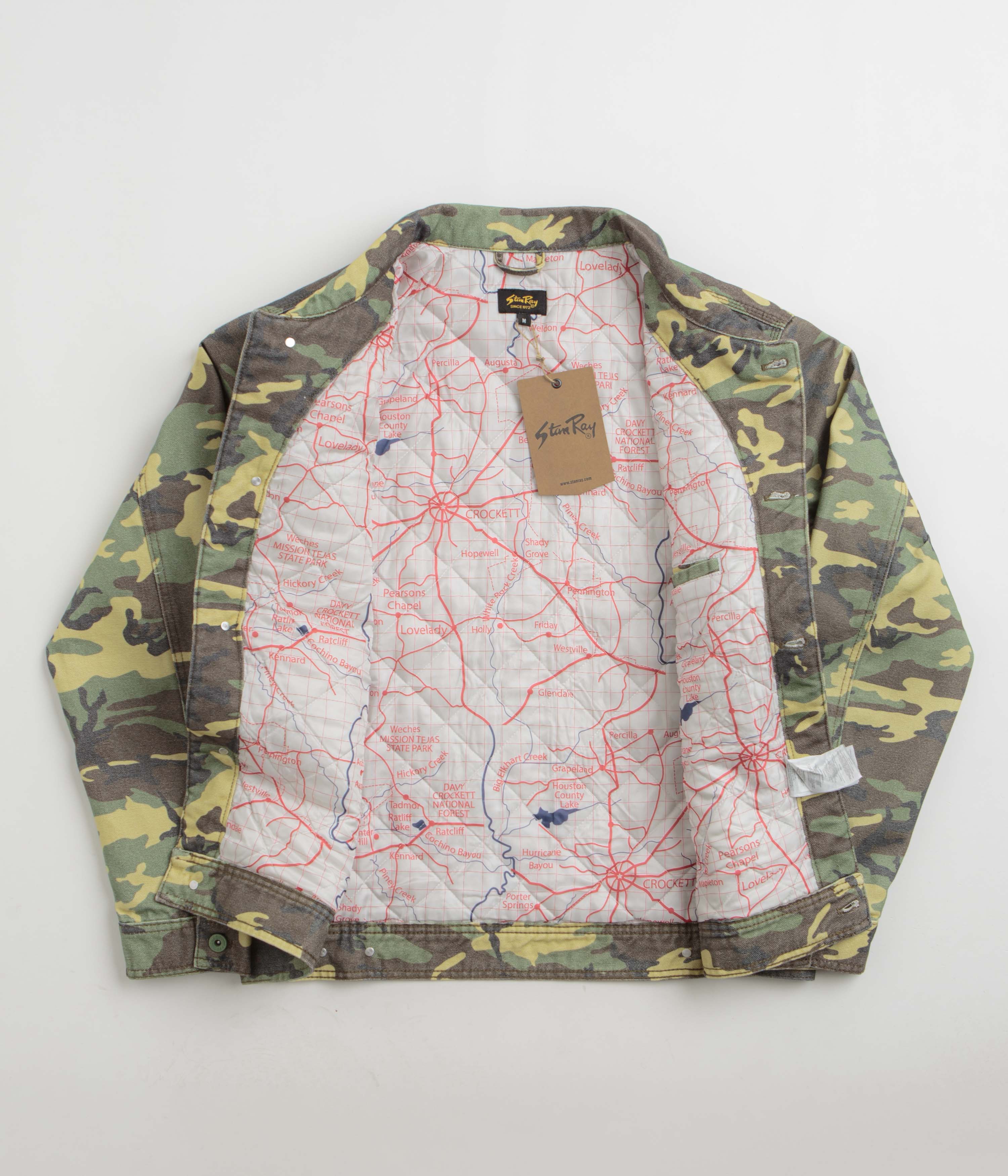 Stan Ray Lined Trucker Jacket - Woodland DPM Duck - Image 2