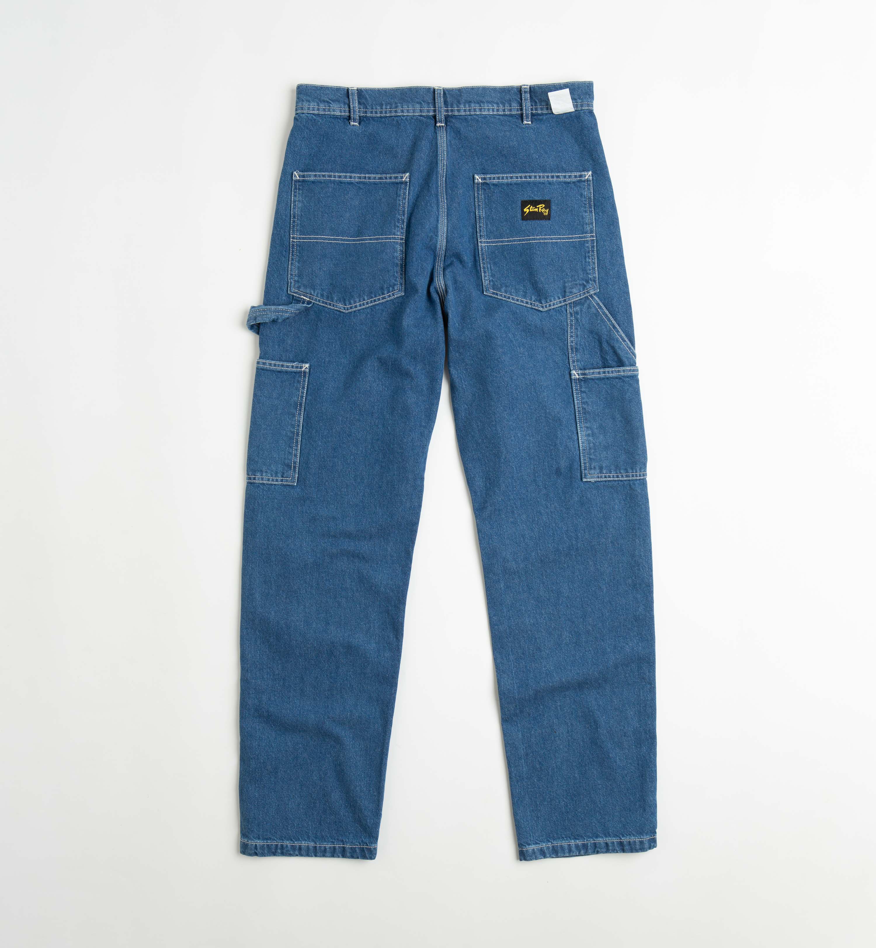 Stan Ray OG Denim Painter Pants - Mid Stone Denim - Image 3