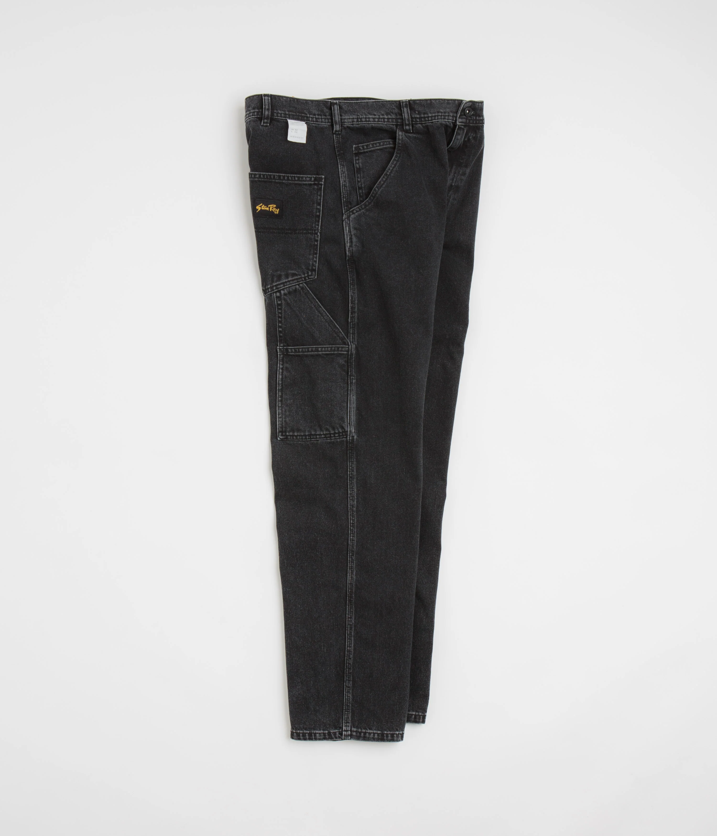 Stan Ray OG Painter Pants - Washed Black Denim - Image 2