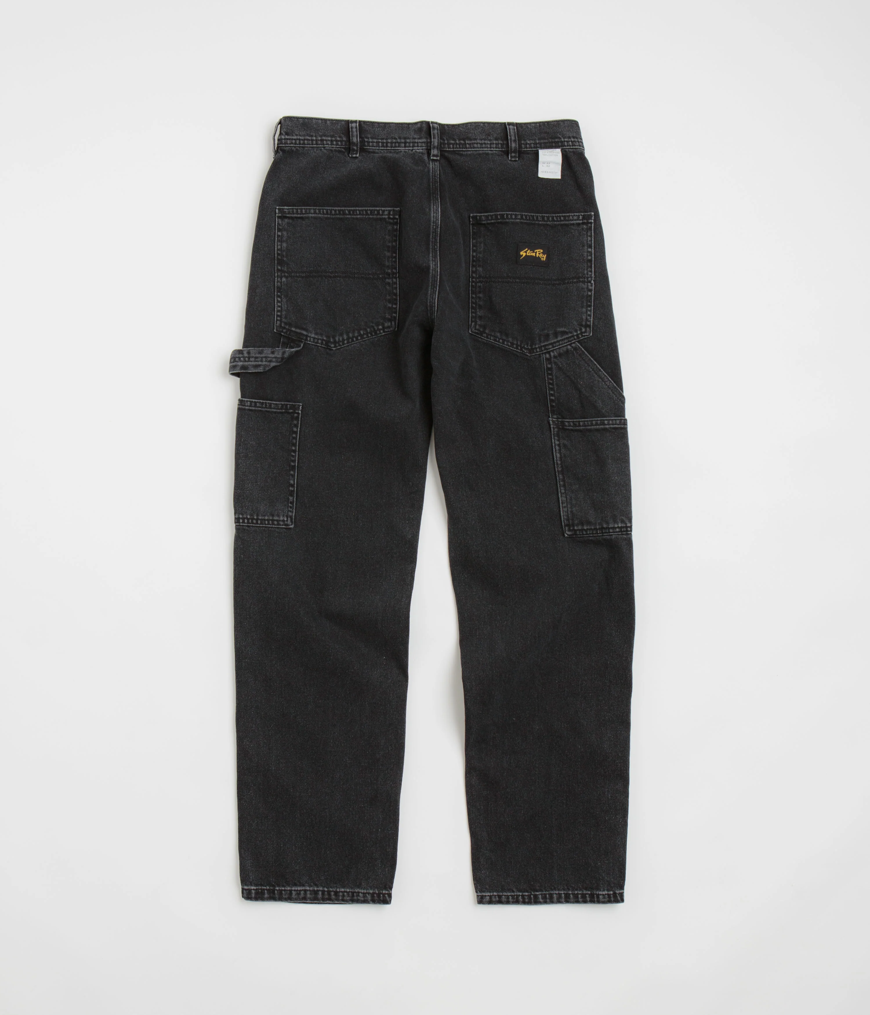 Stan Ray OG Painter Pants - Washed Black Denim - Image 3