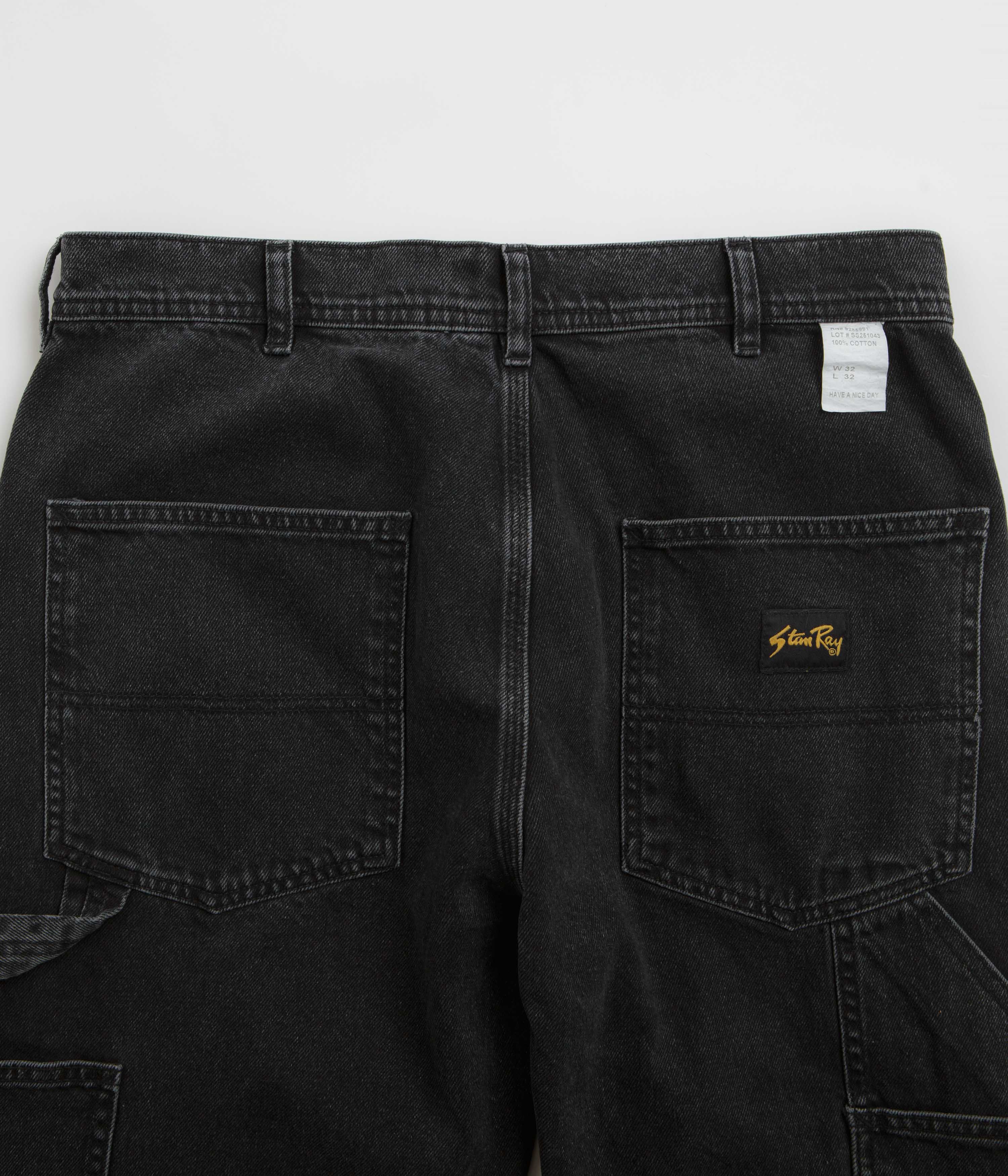 Stan Ray OG Painter Pants - Washed Black Denim - Image 6