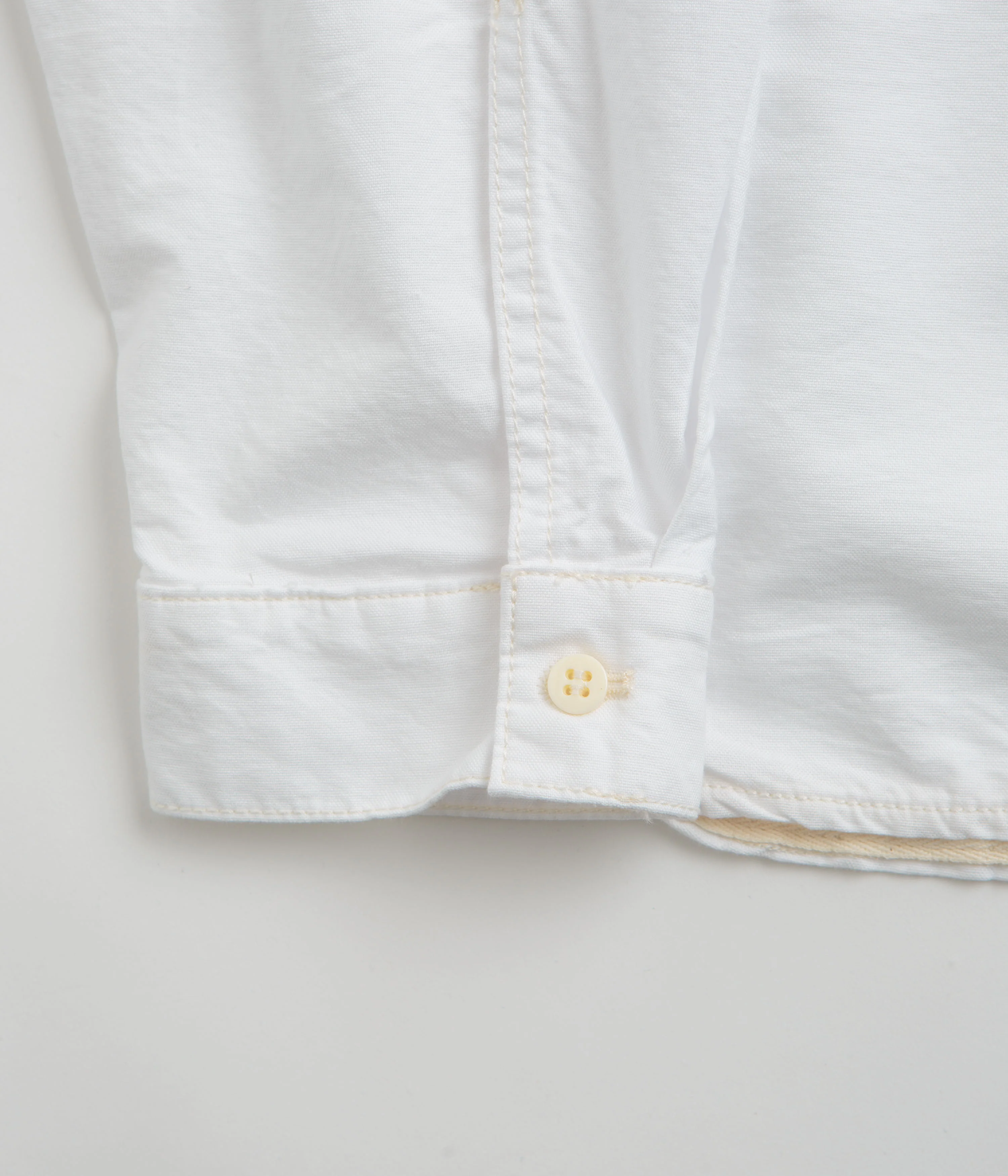 Stan Ray Painters Pop Over Shirt - Natural Cotton Oxford - Image 6