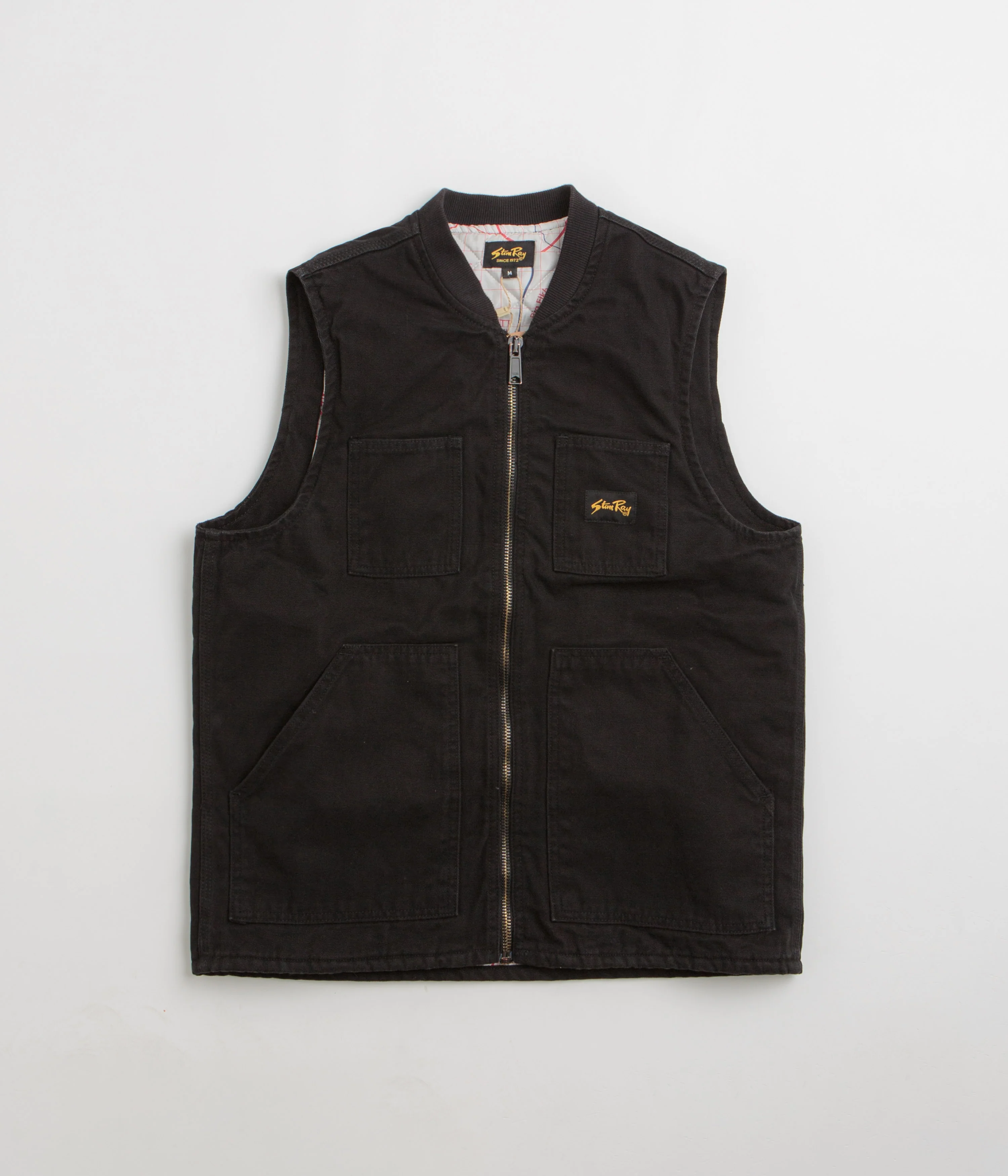 Stan Ray Pork Chop Vest - Washed Black Duck