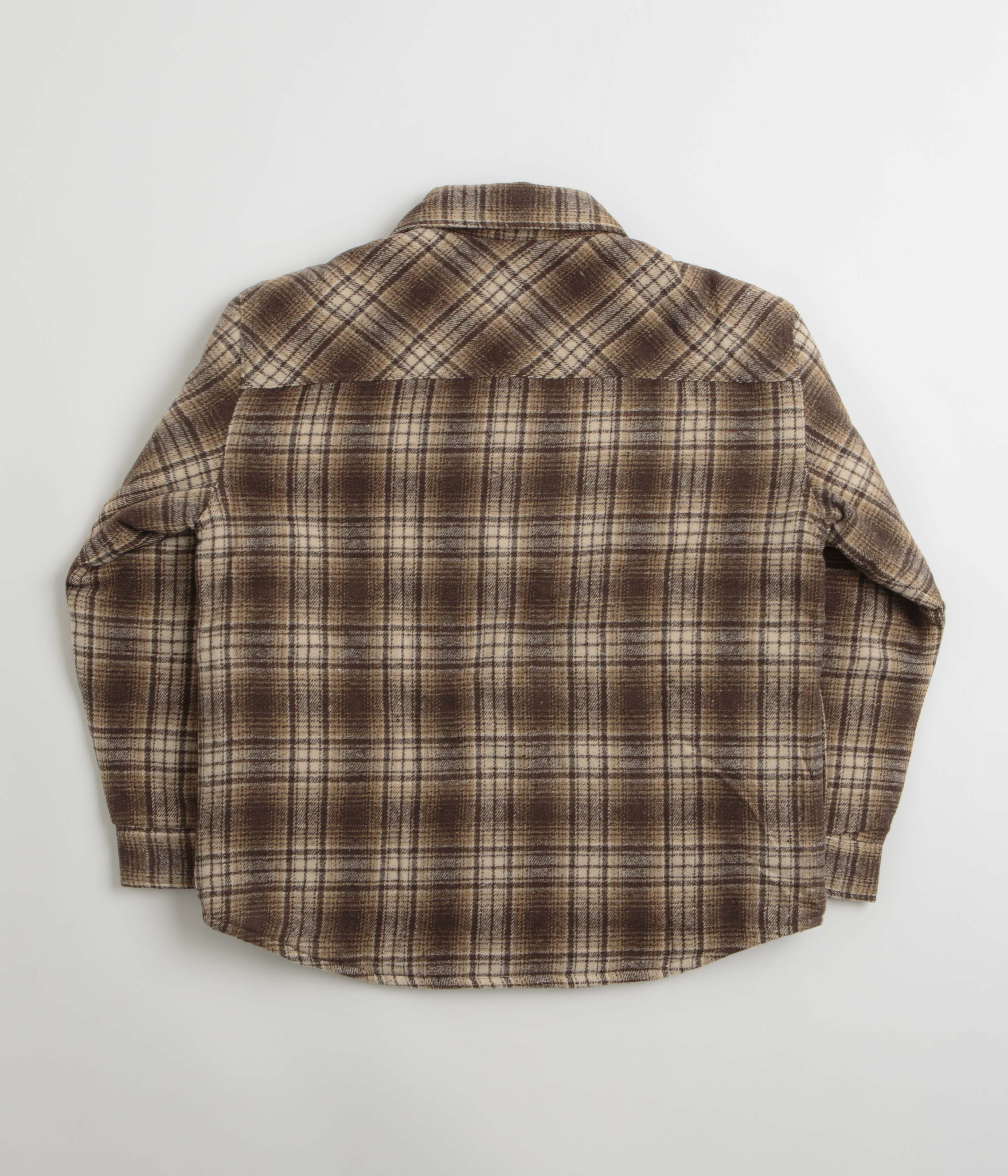 Stan Ray Quilted Plaid Overshirt - Brown - Image 3