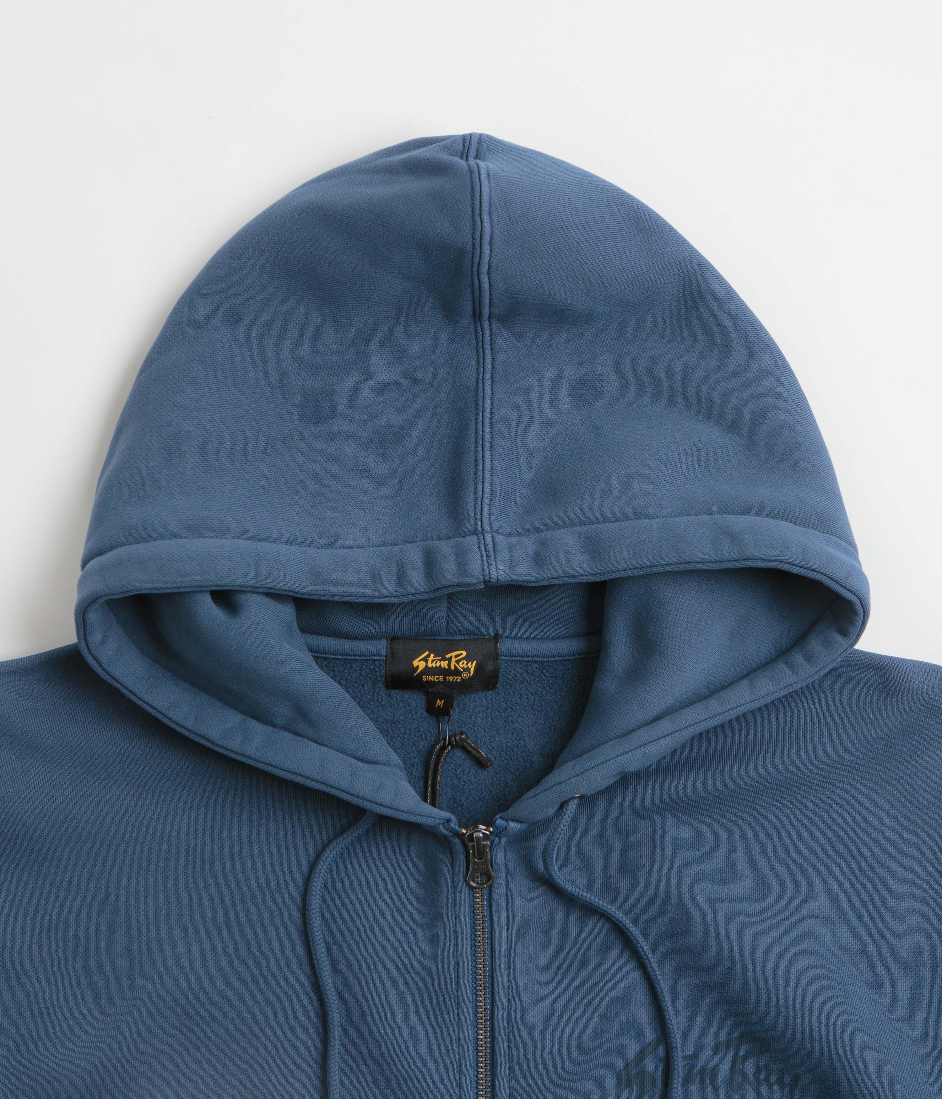 Stan Ray Stan OG Full Zip Hoodie - Washed Navy - Image 4