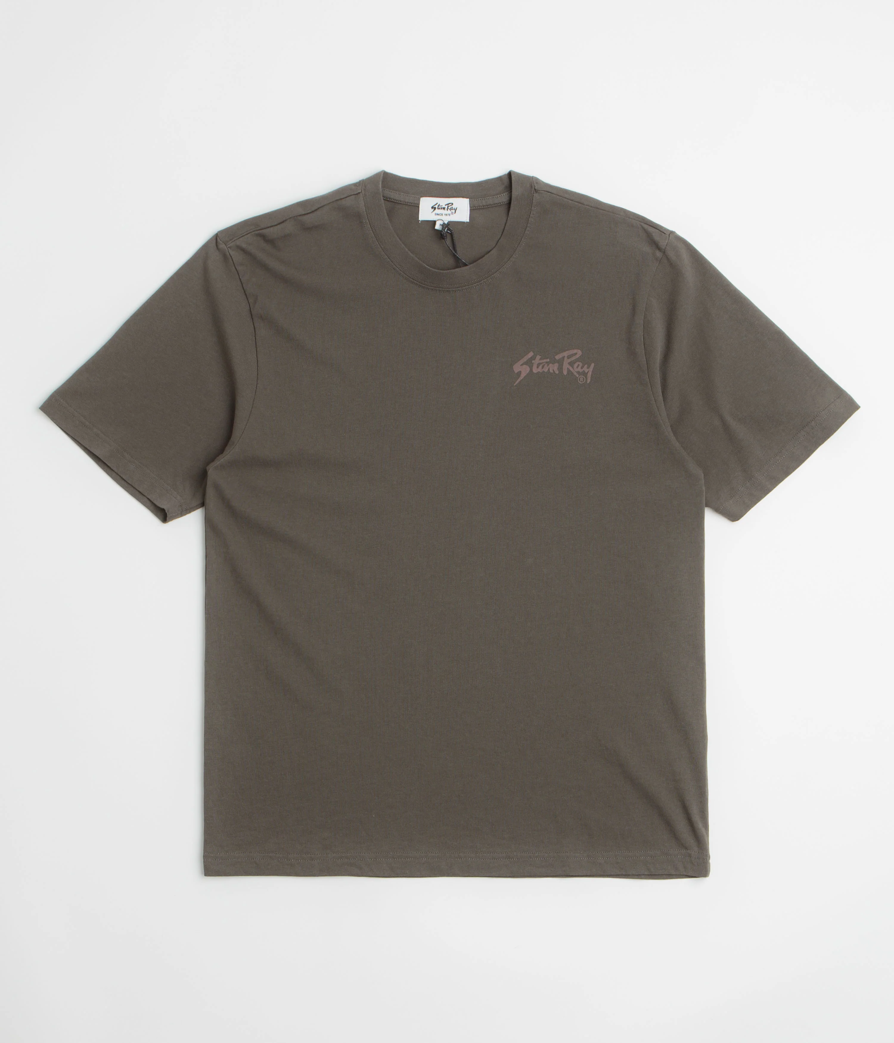 Stan Ray Stan OG T-Shirt - Washed Black Ink / Peyote - Image 2
