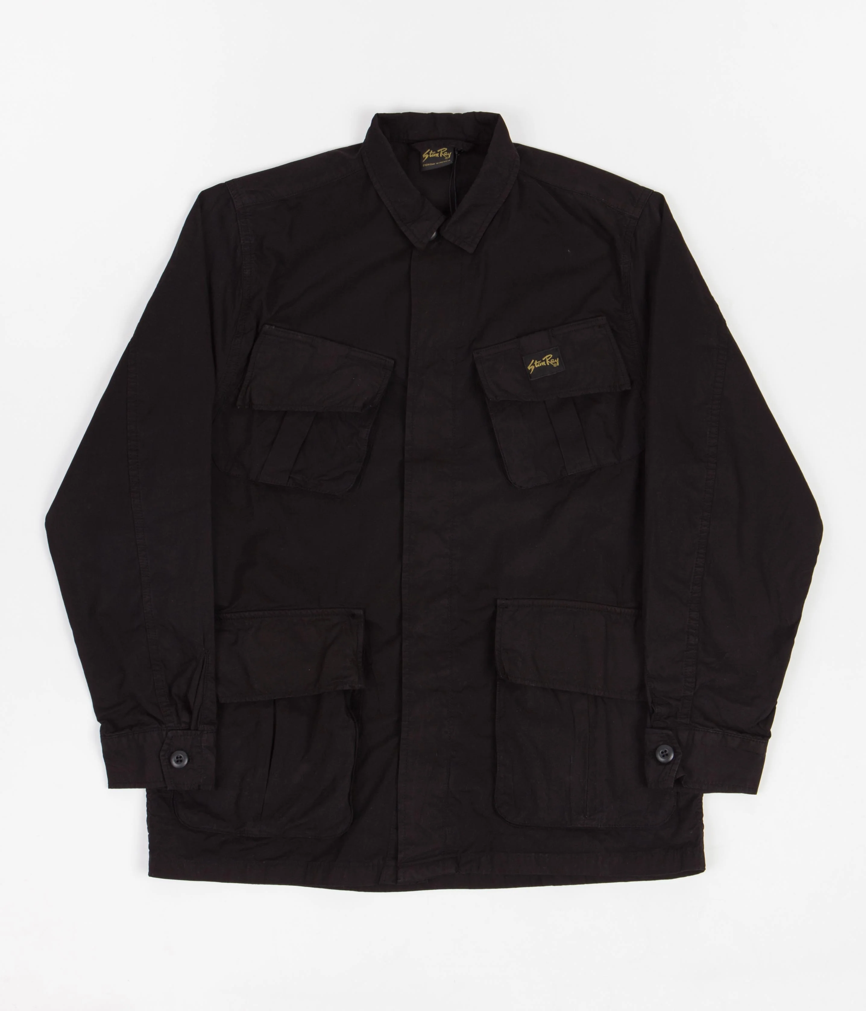 Stan Ray Tropical Jacket - Black Poplin