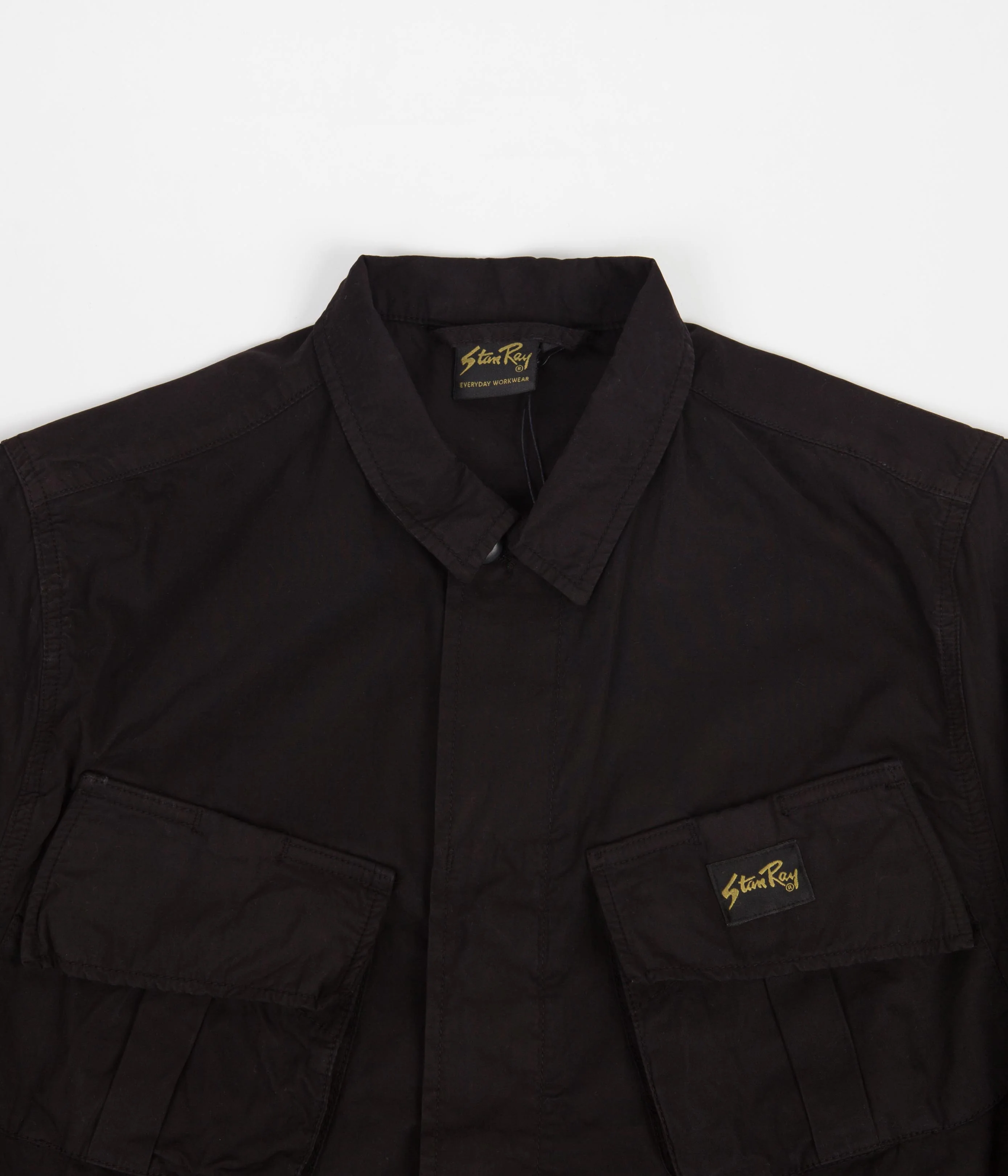 Stan Ray Tropical Jacket - Black Poplin - Image 4