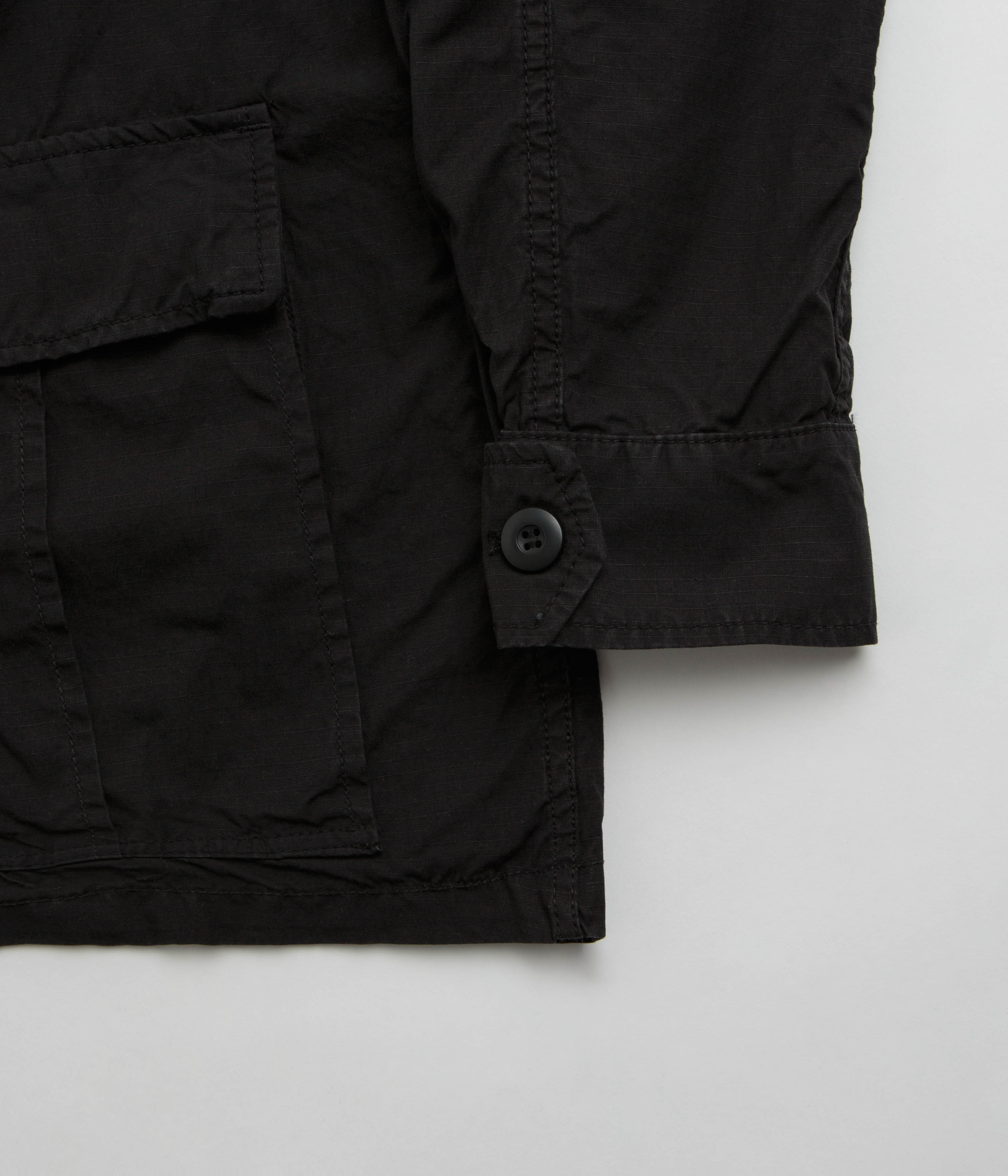 Stan Ray Utility Jacket - Black Ripstop - Image 2