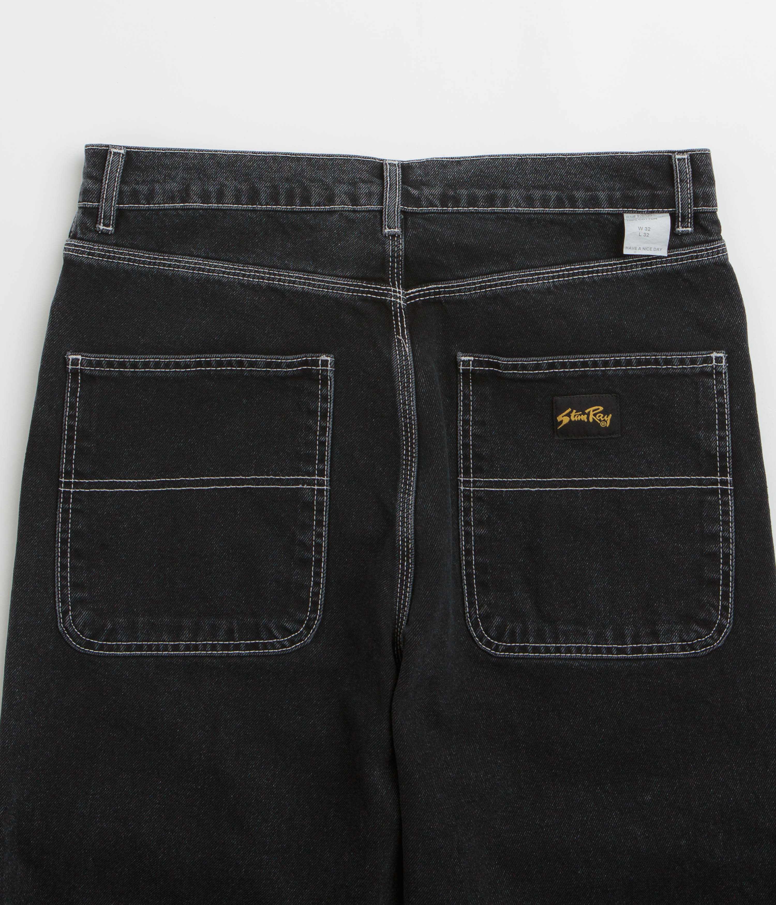 Stan Ray Wide 5 Pants - Black Stone Denim - Image 6