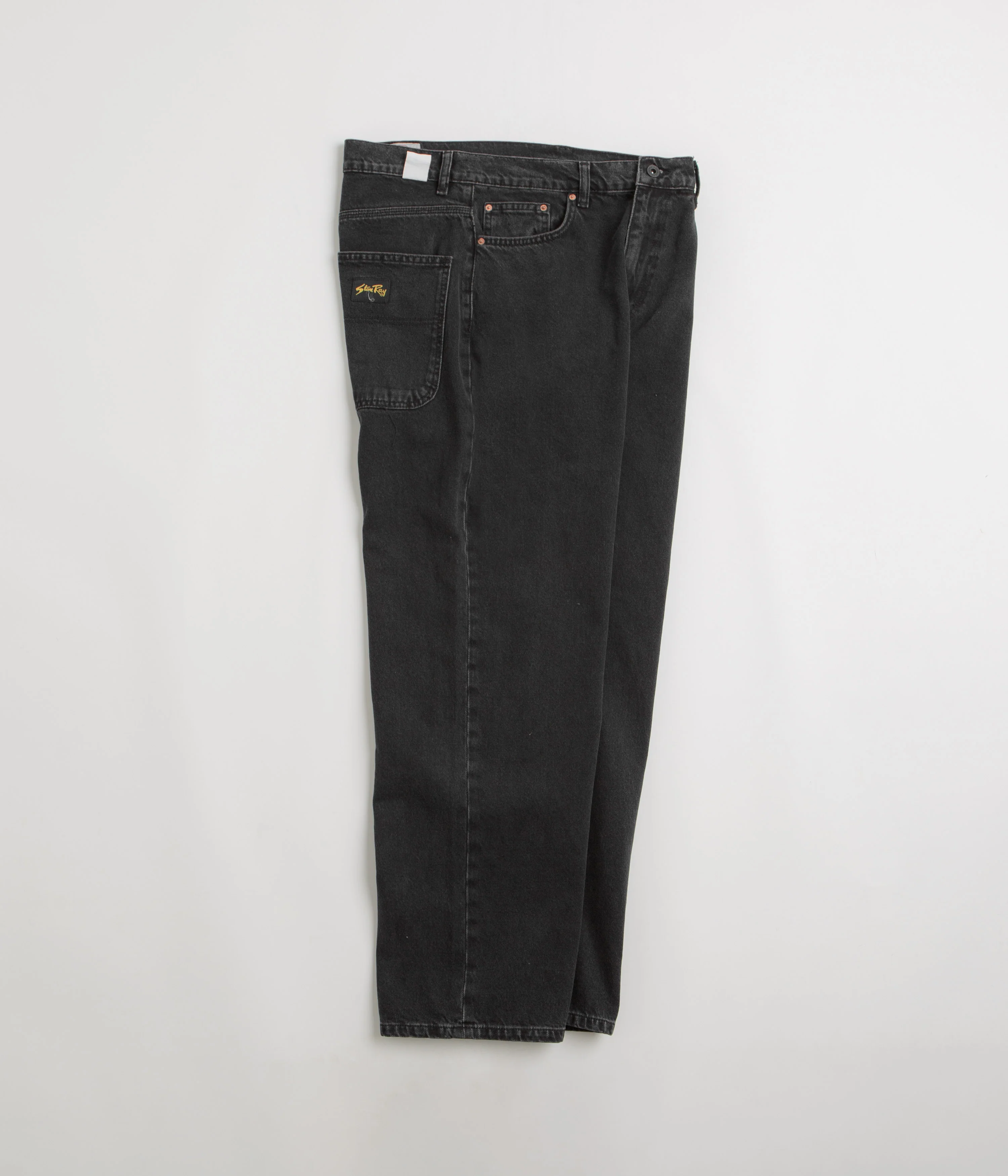 Stan Ray Wide 5 Pants - Stonewashed Black Denim - Image 2