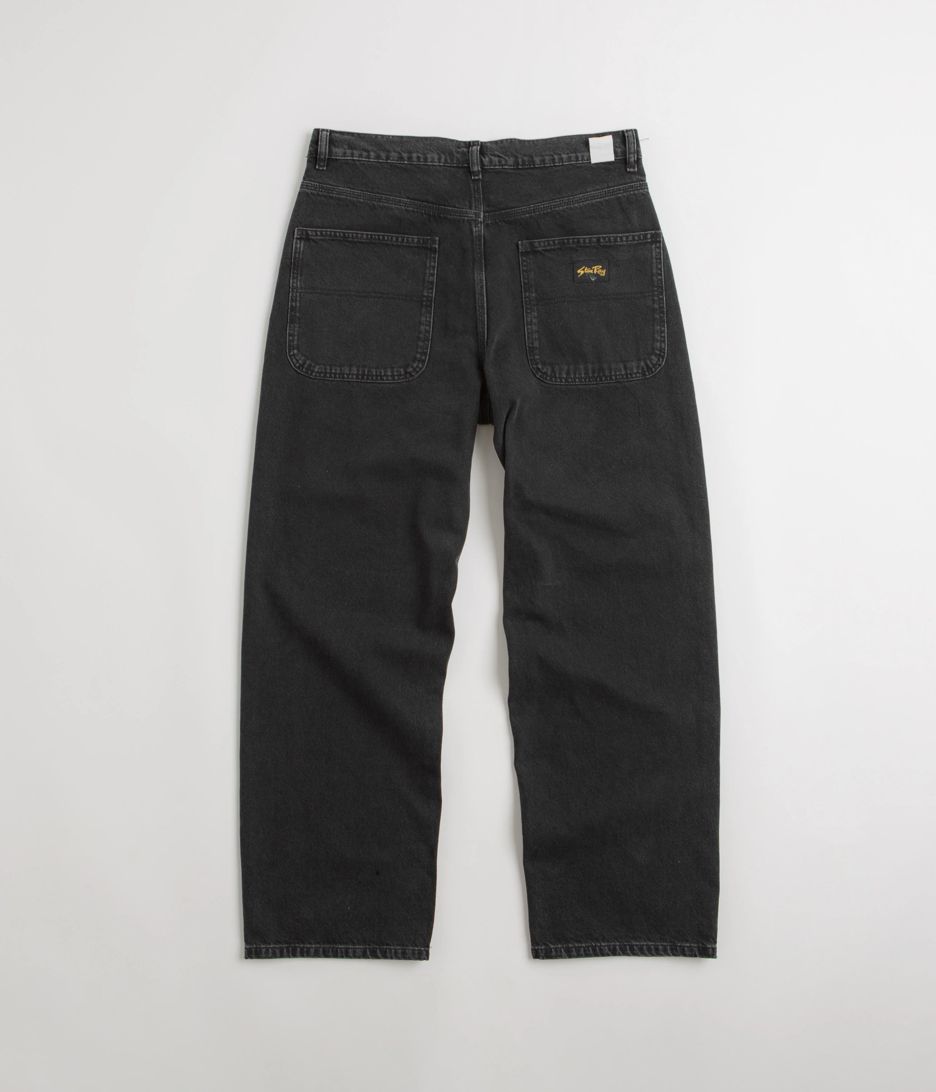 Stan Ray Wide 5 Pants - Stonewashed Black Denim - Image 3