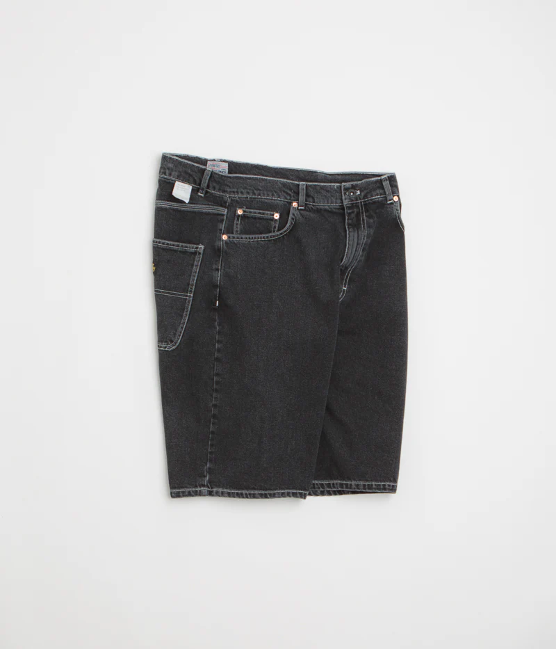 Stan Ray Wide 5 Shorts - Washed Black - Image 3